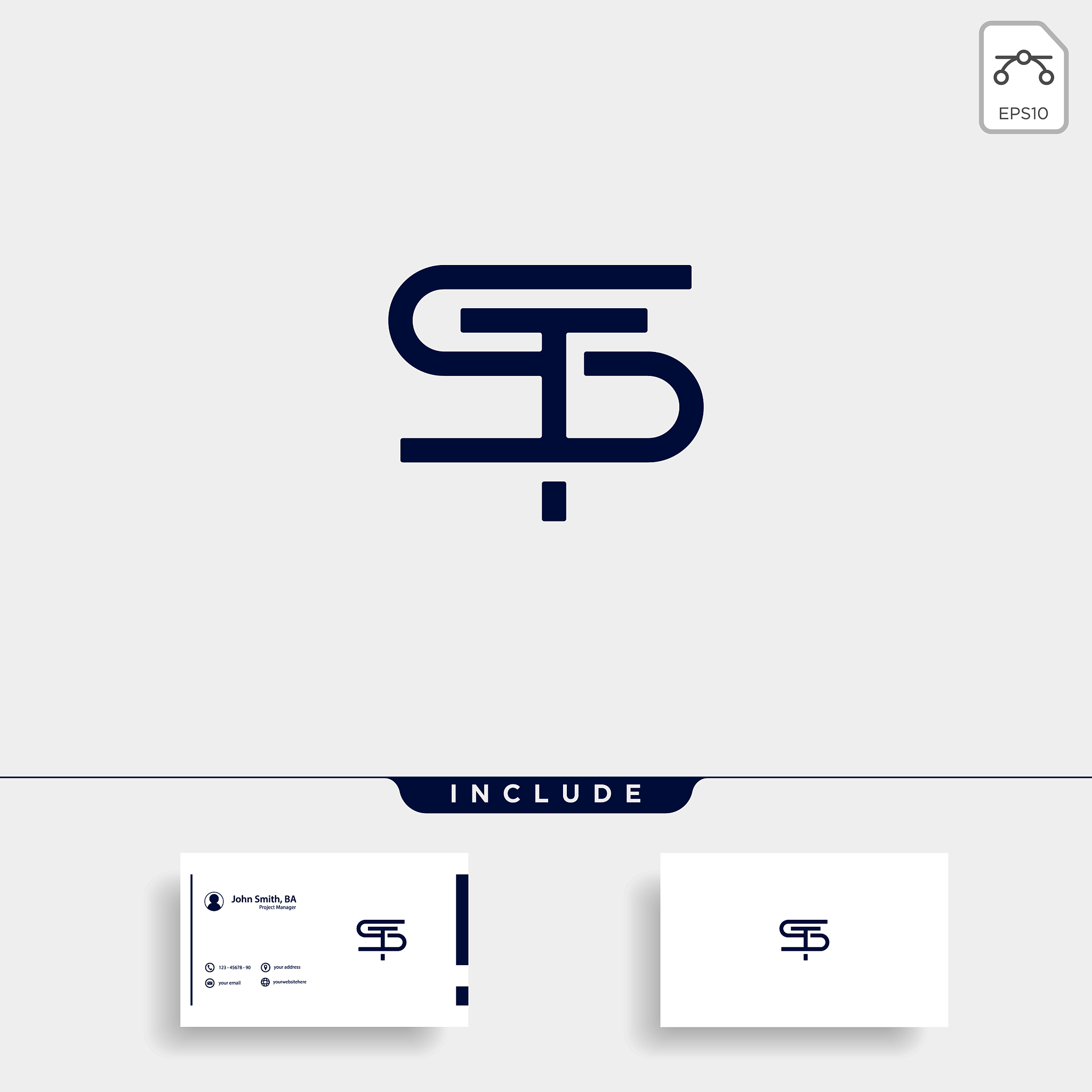 letter st ts s t logo design simple