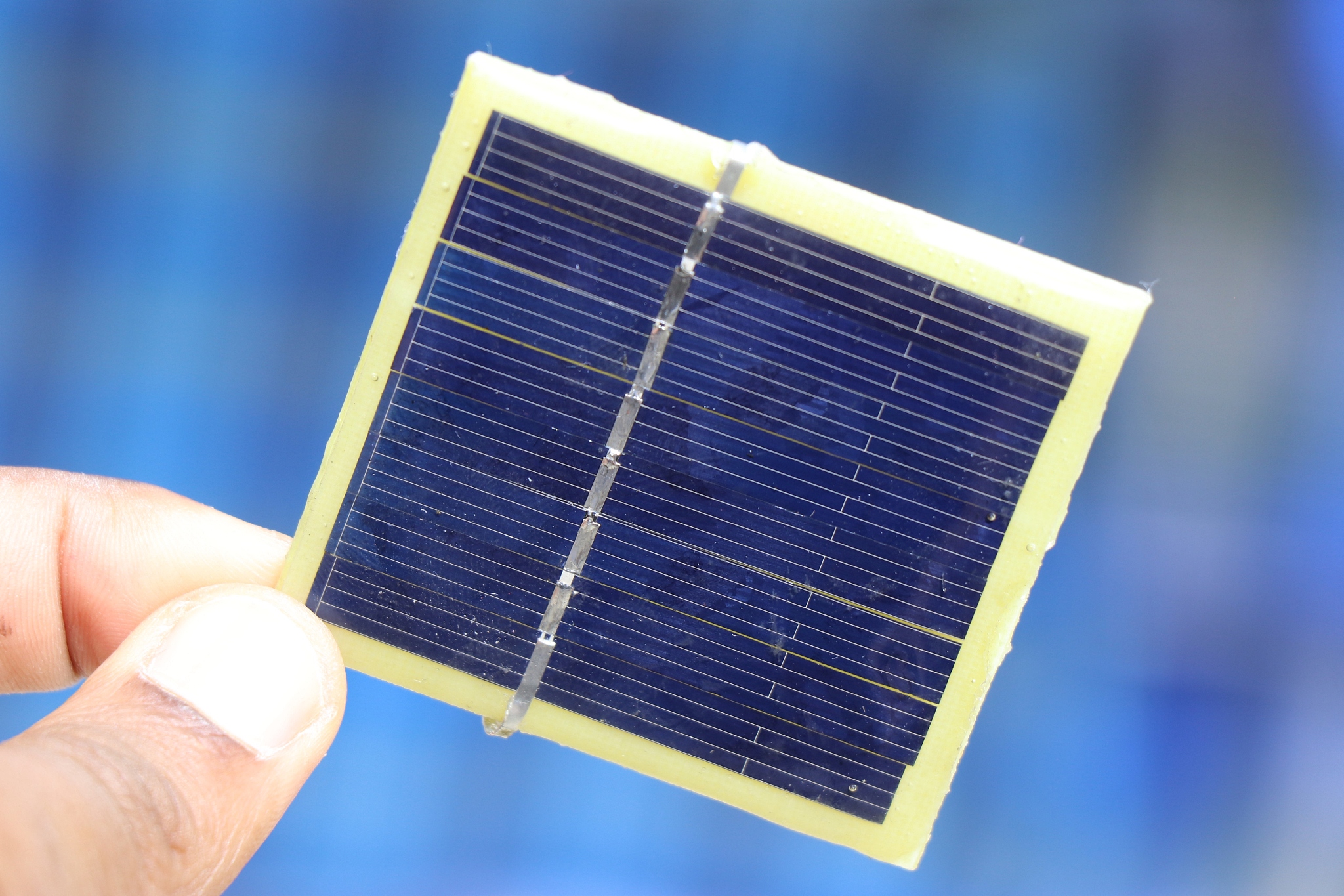 mini solar cell used to power small electronic gadgets