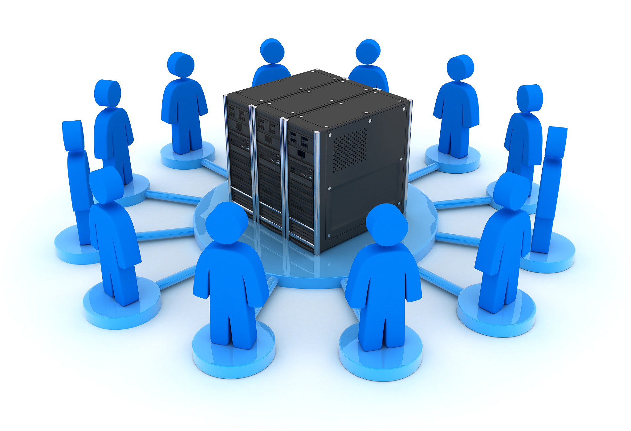 server and users