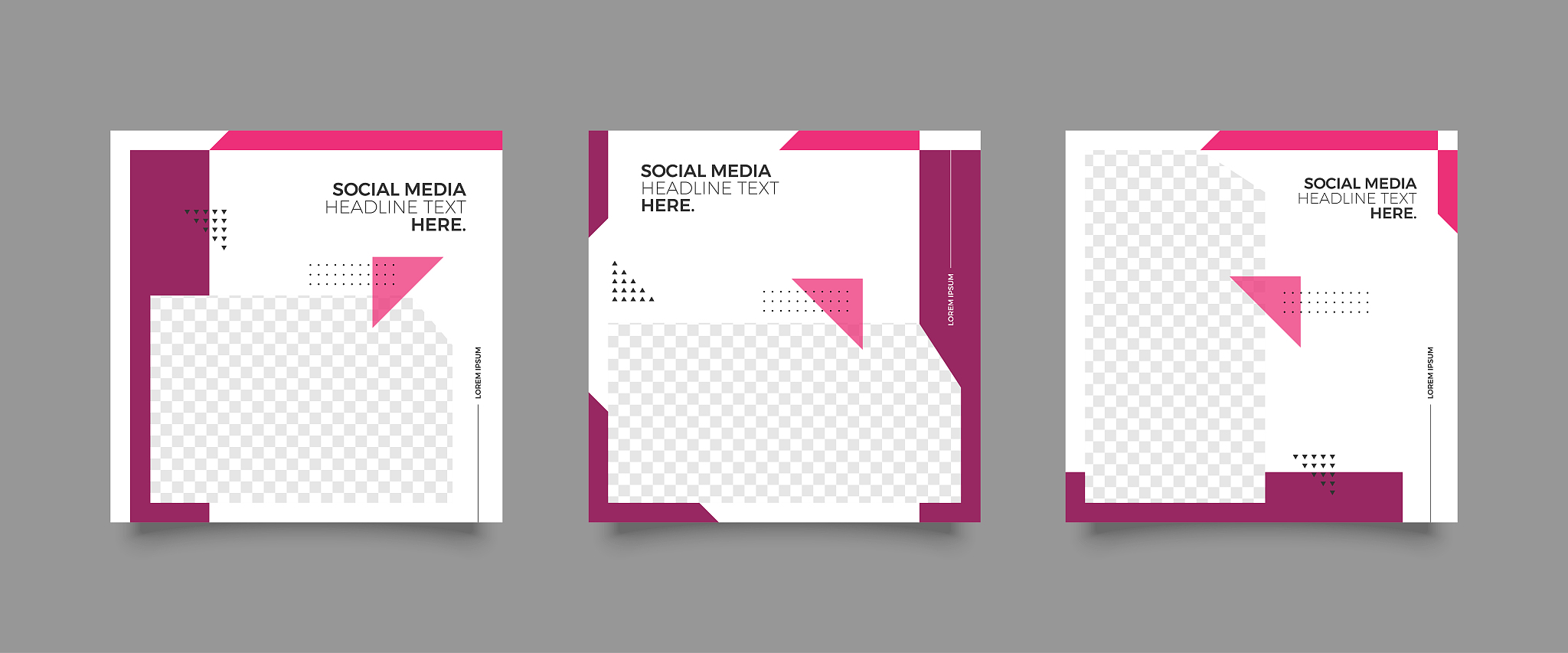 fashion social media post template