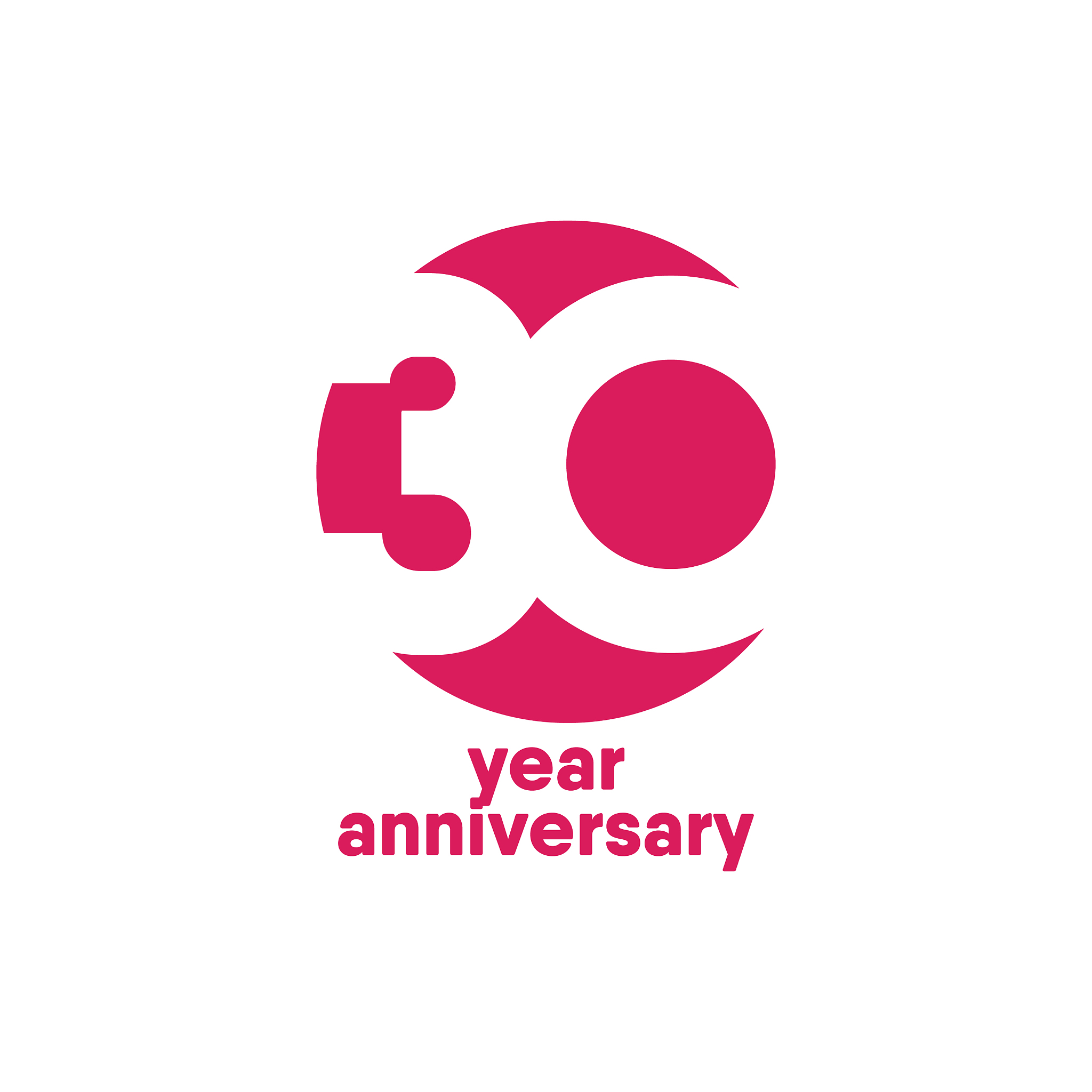 30 year anniversary template design