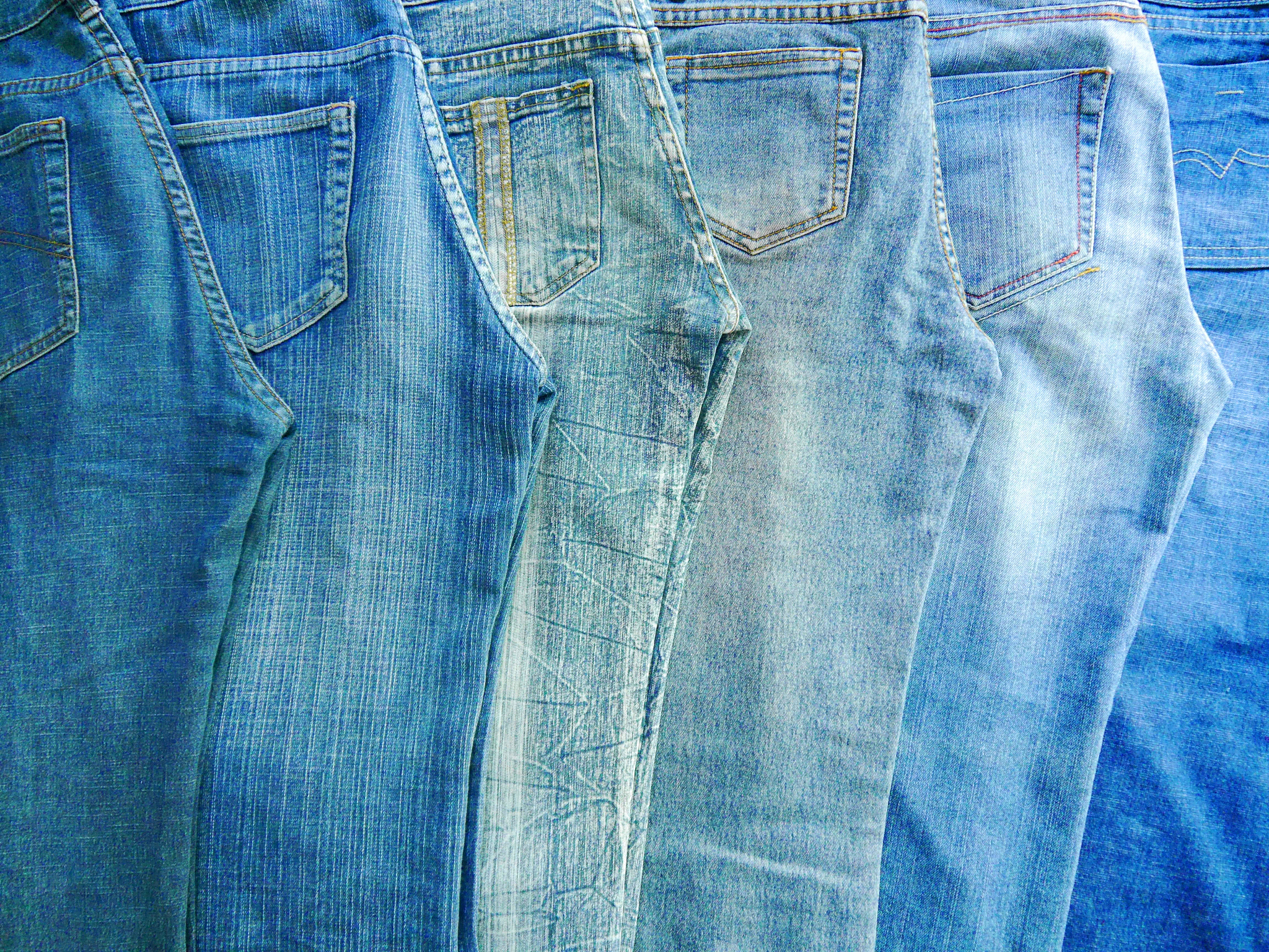 基础小牛高街牛仔裤怎么剪