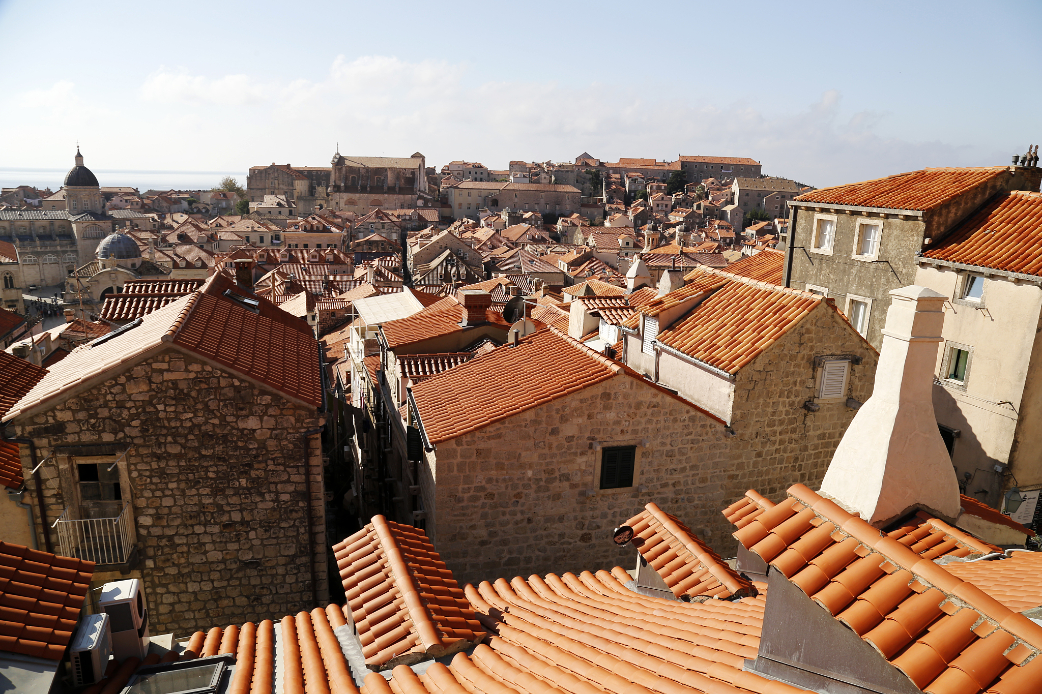 rooftops of dubrovnik, croatia