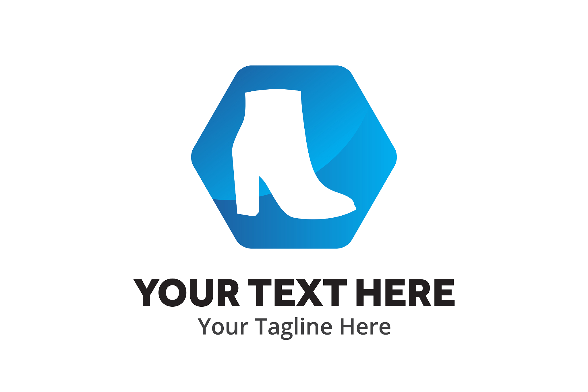 ladies shoes logo , ladies shoes simple logo creative design in 