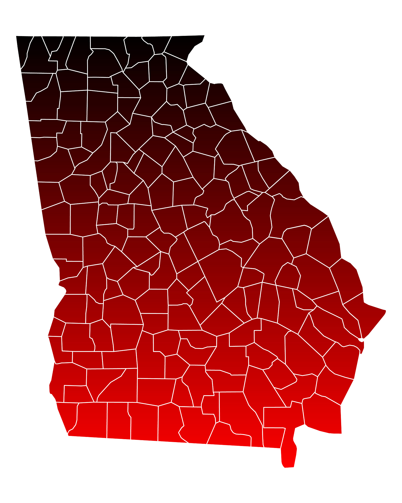 map of georgia