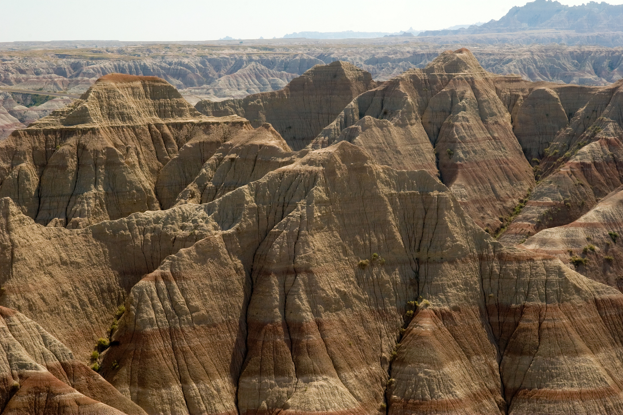 mountains in the  badlands