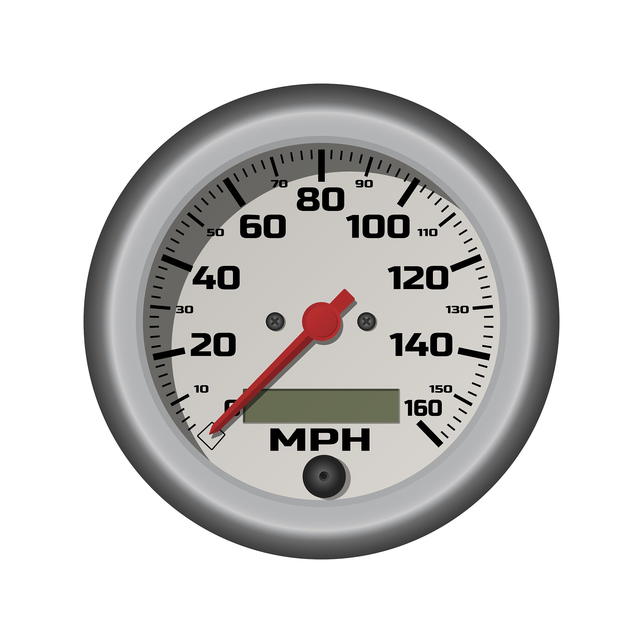 car speedometer in a realistic style