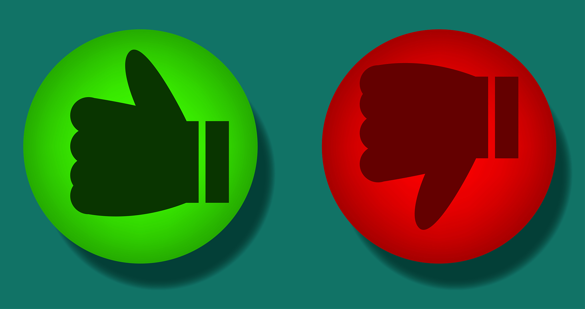like and dislike button thumb up, thumb down dark stock - illust