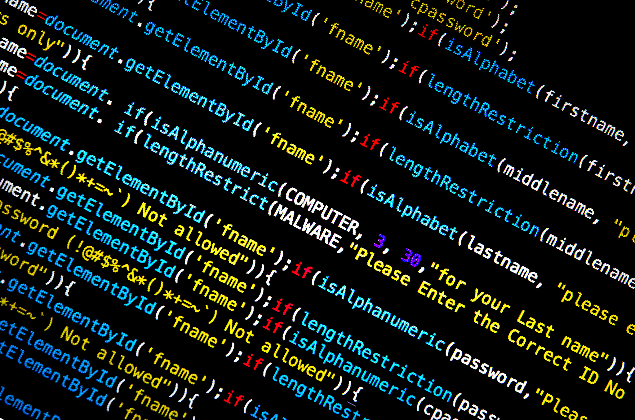 computer virus and malware attack with abstract technology backg