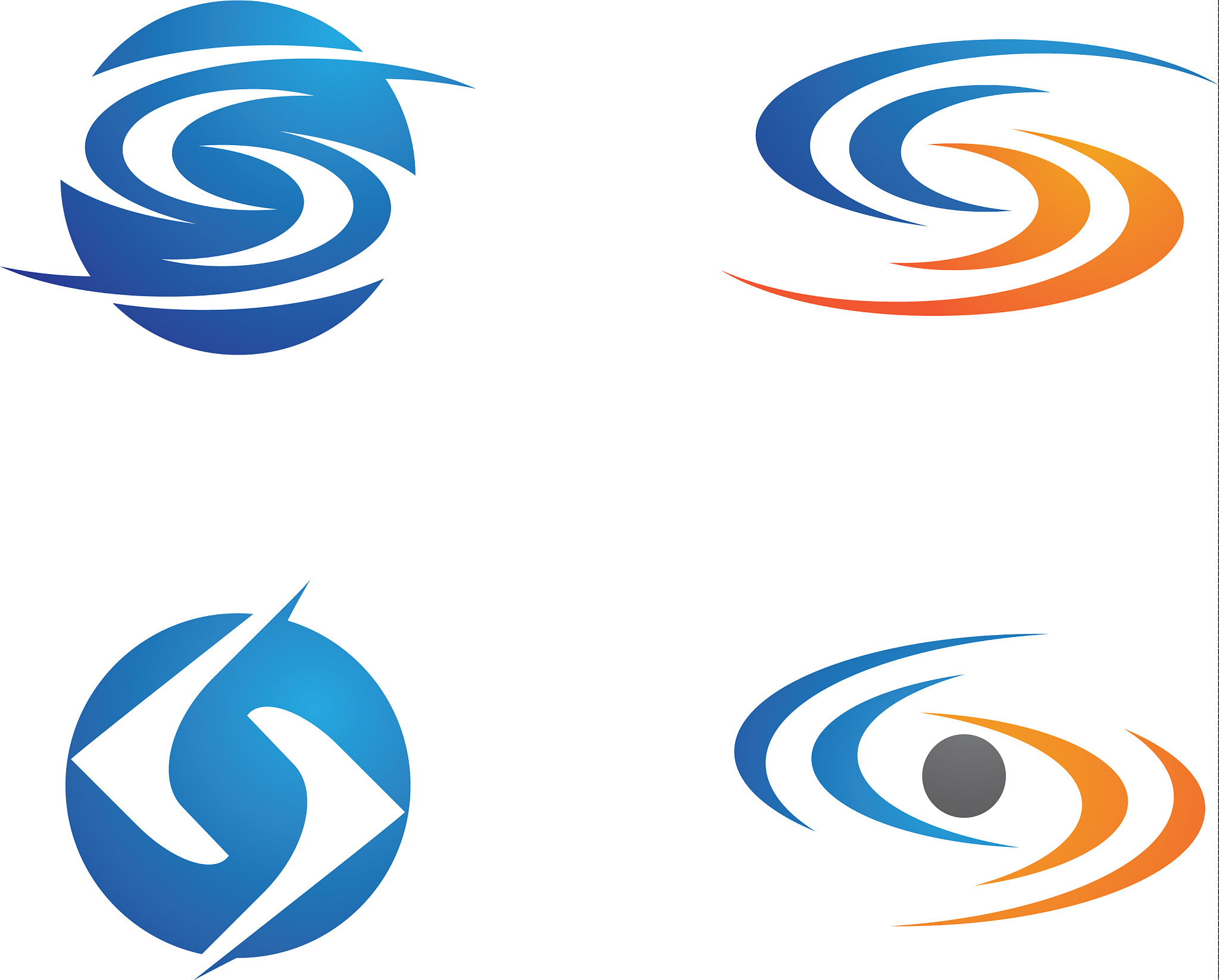 s letter logo design