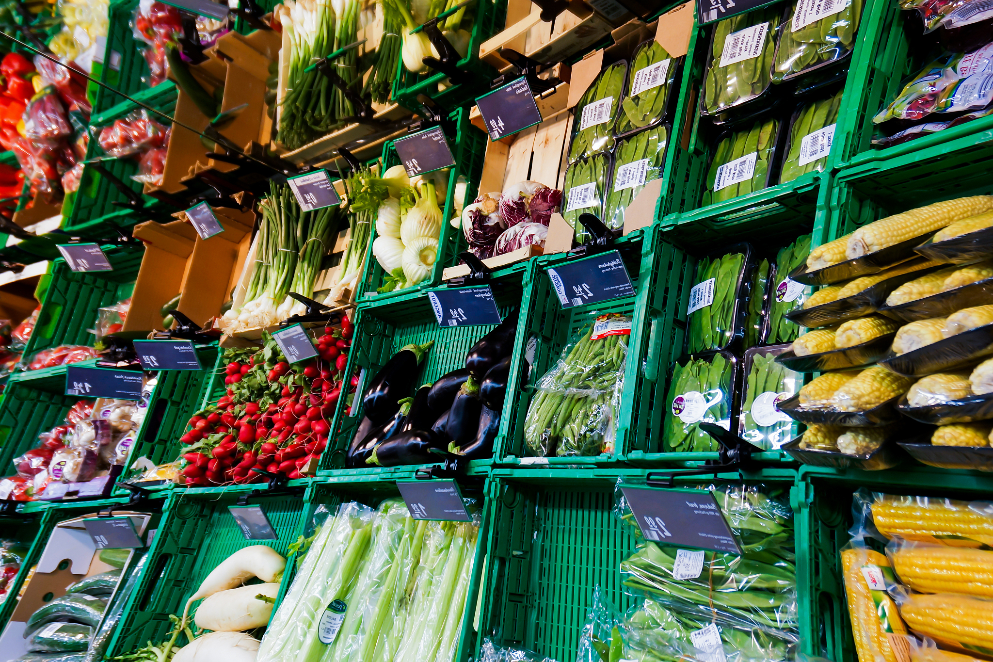 market vegetables.