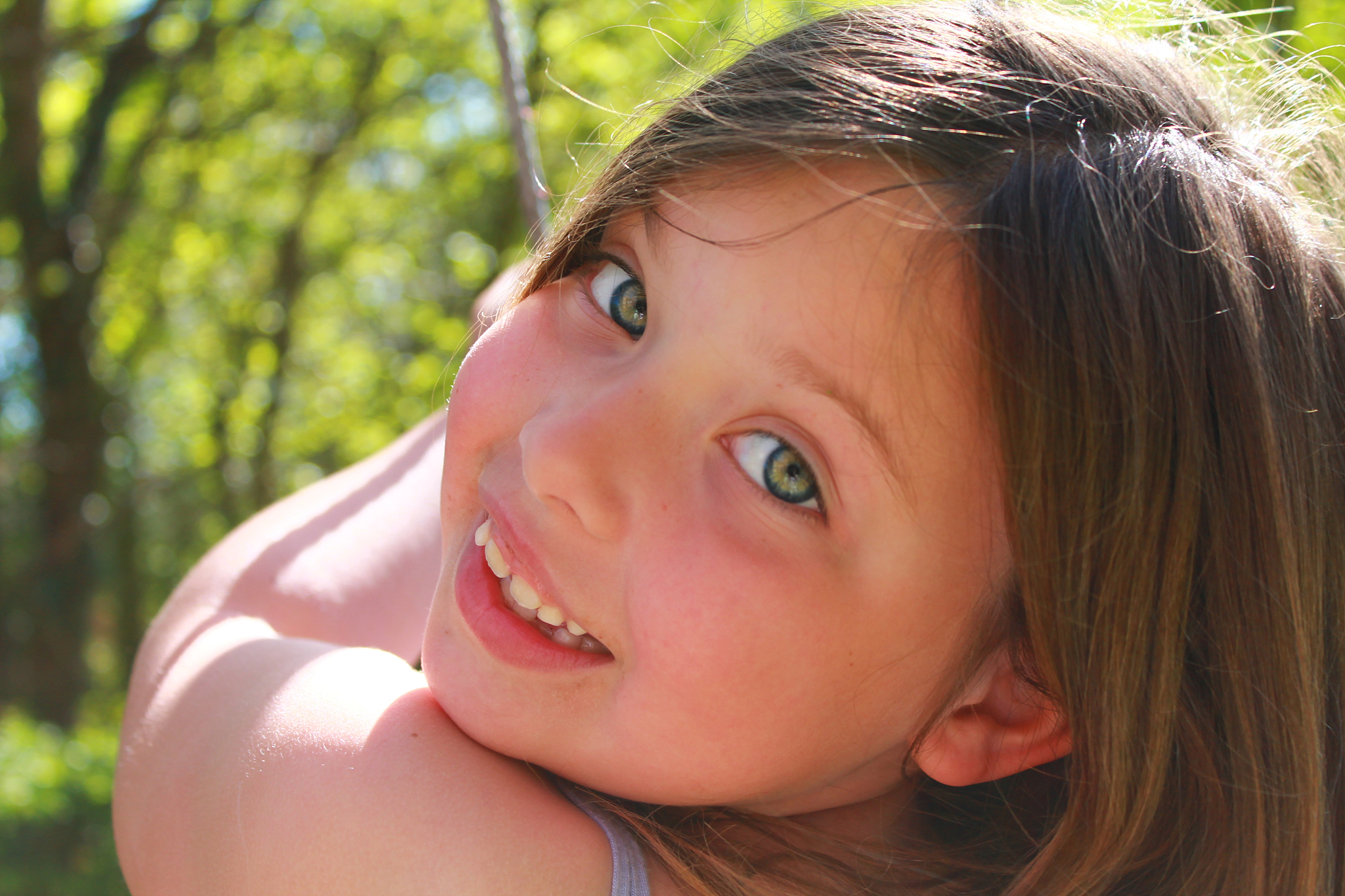sweet girl<strong>d</strong> playing outside