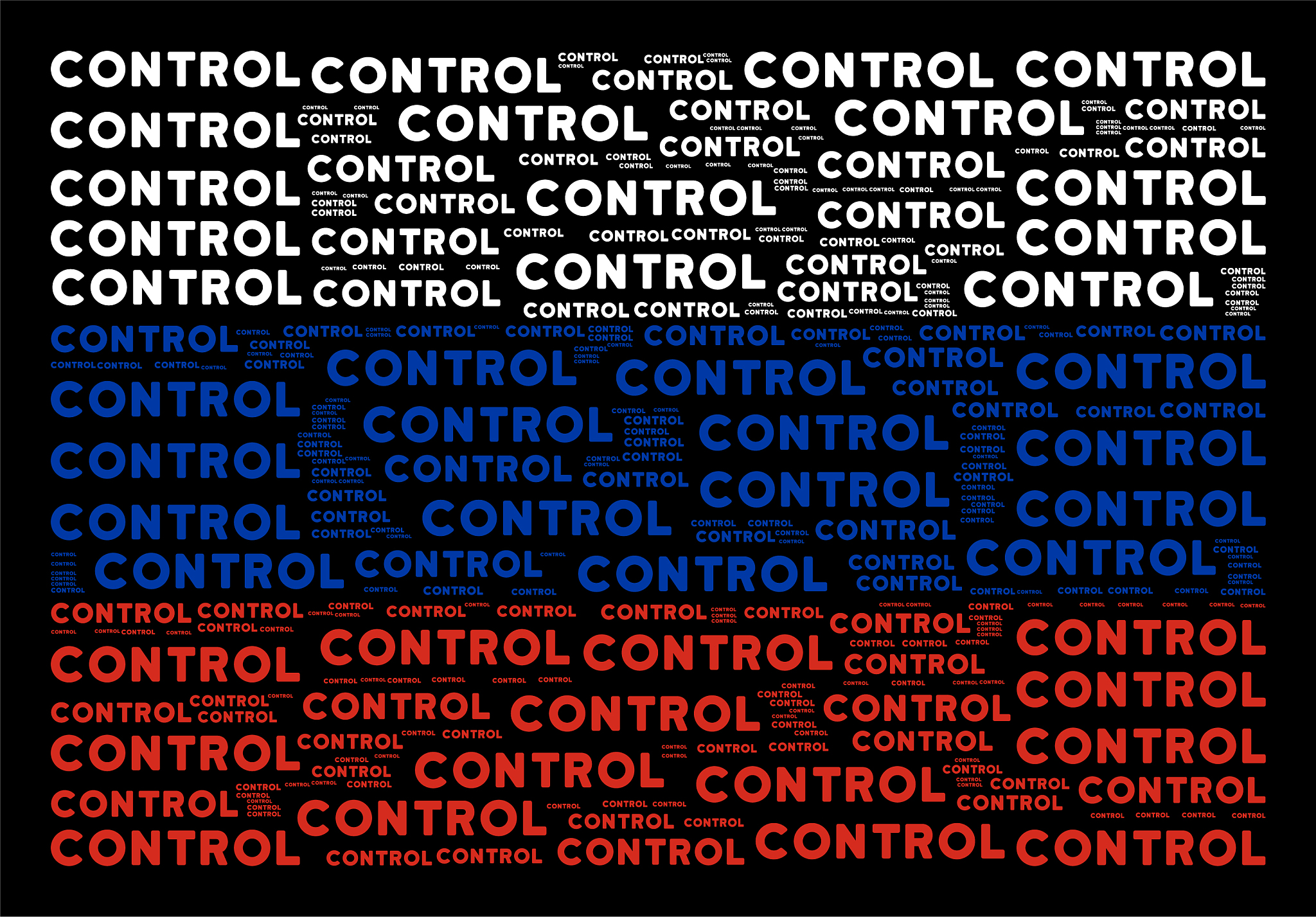 russian flag collage of control text items