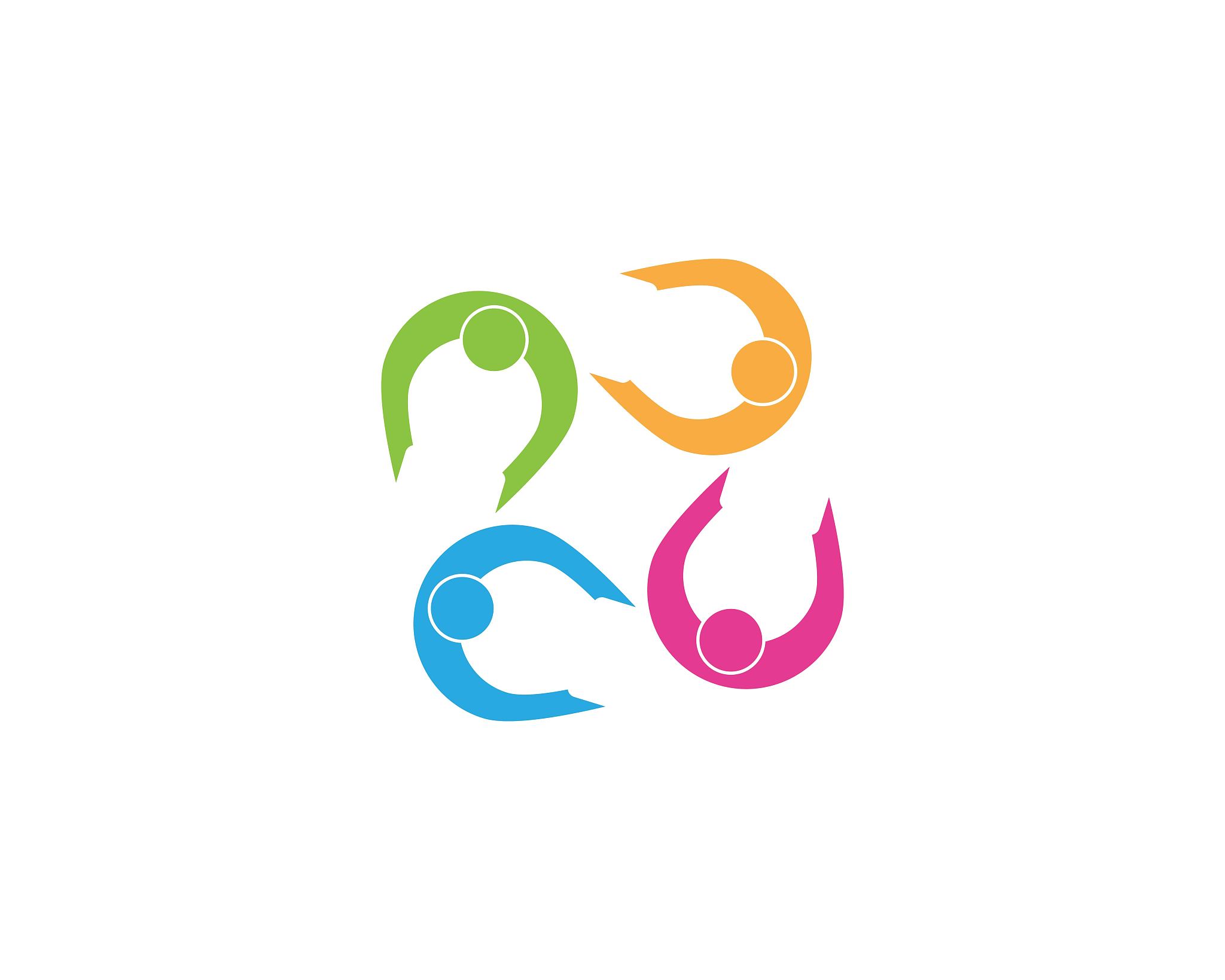 community care logo design concept