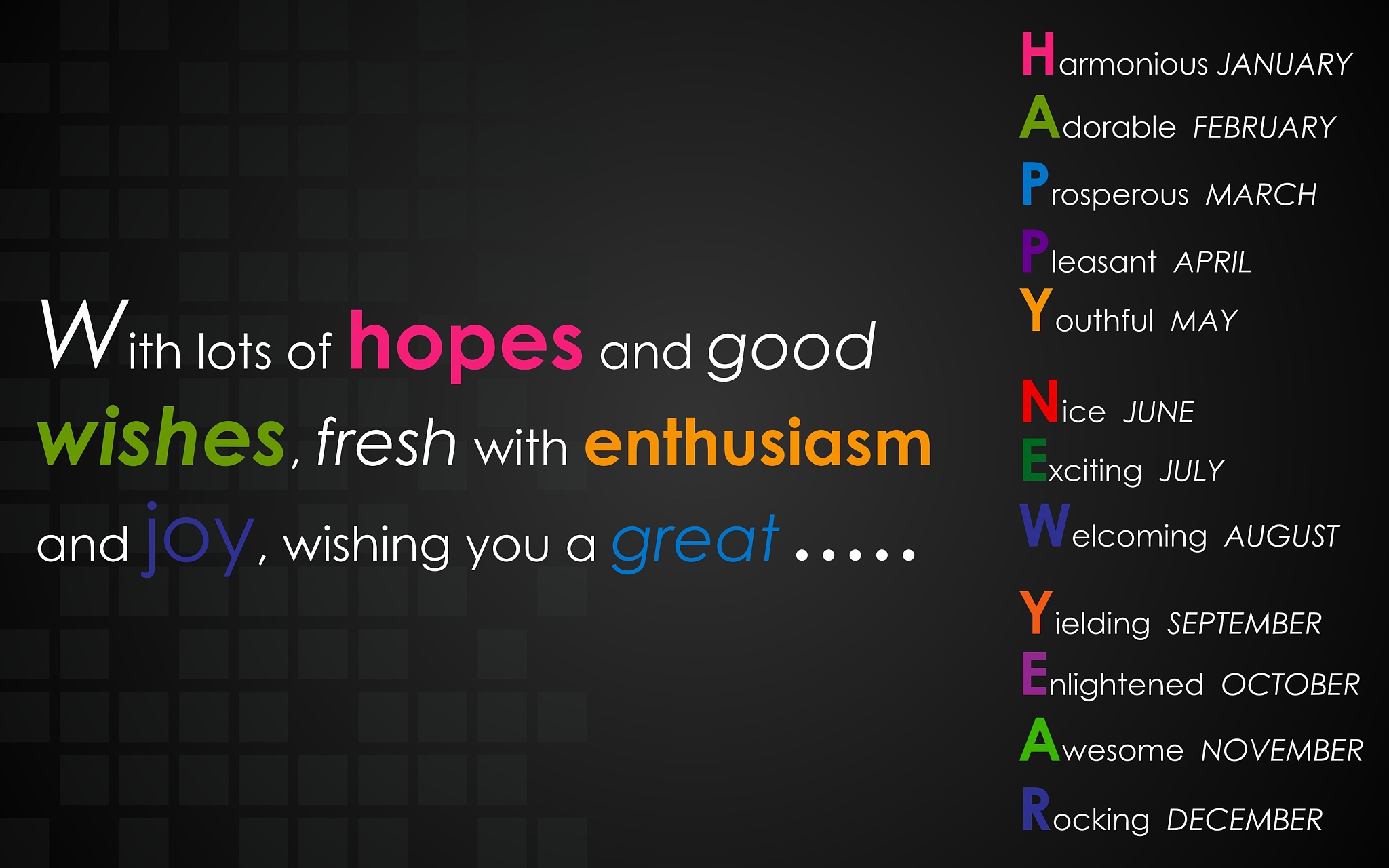 happy new year message