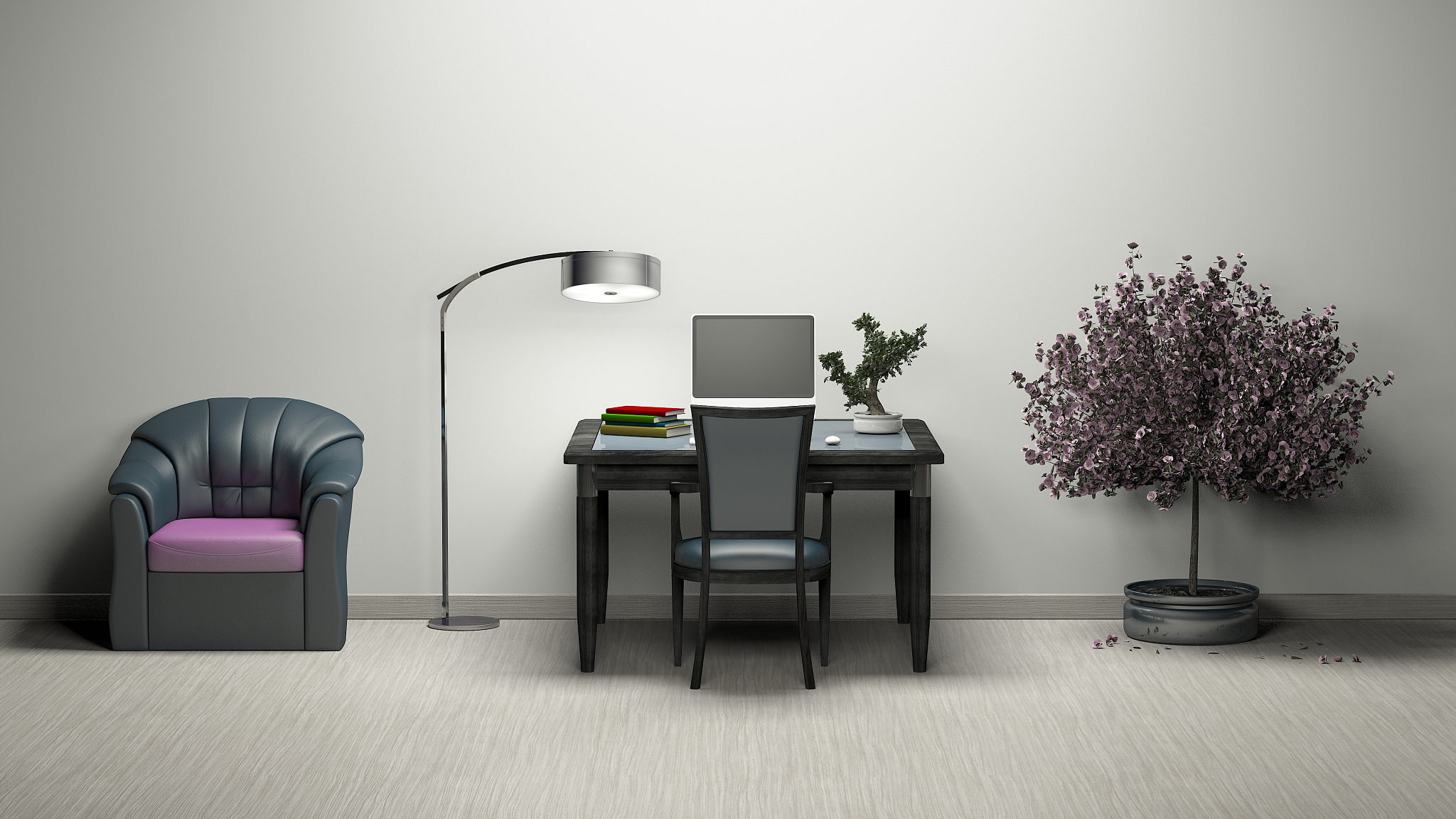 work room simple and good look
