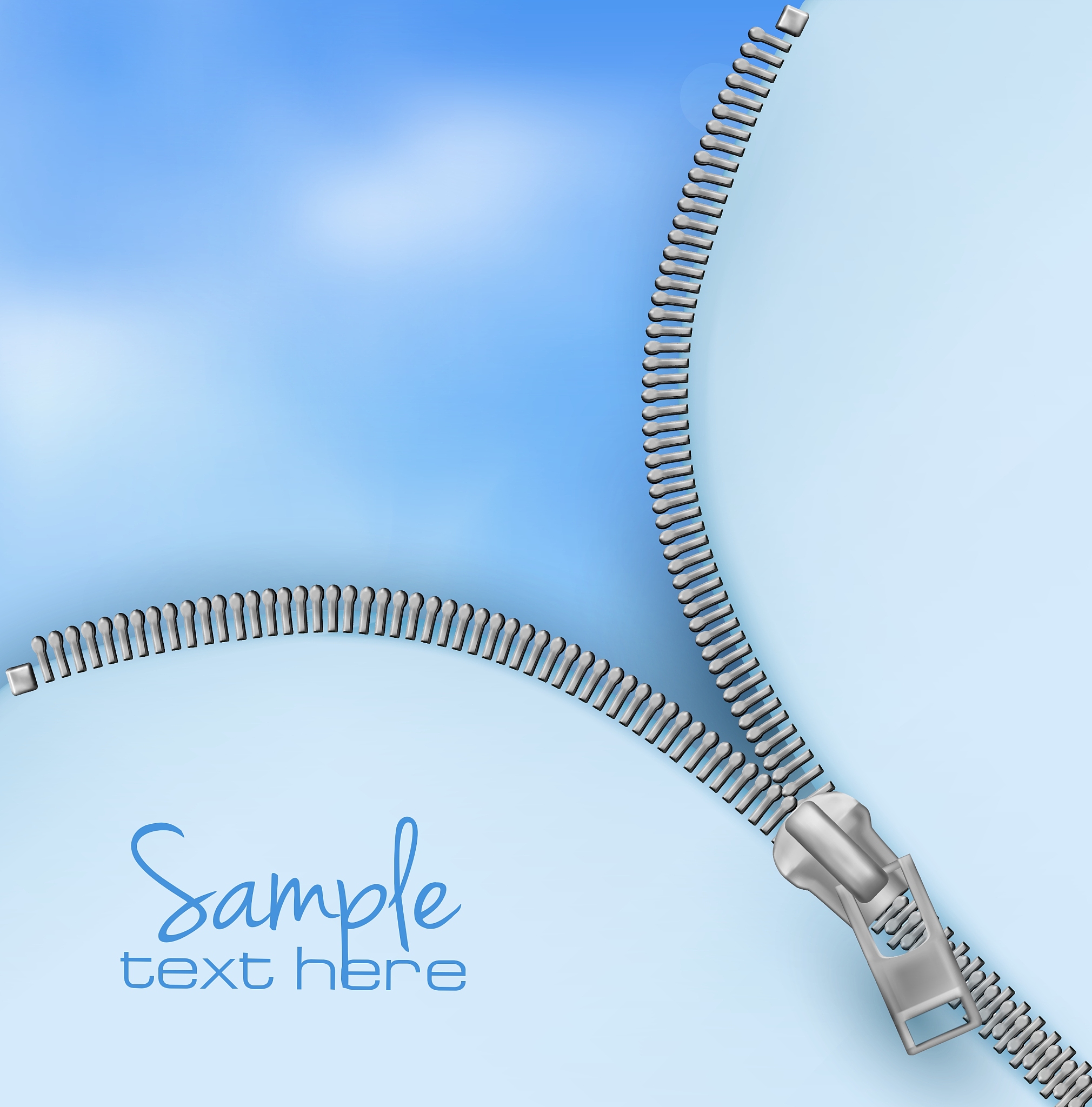 zipper sky backgorund