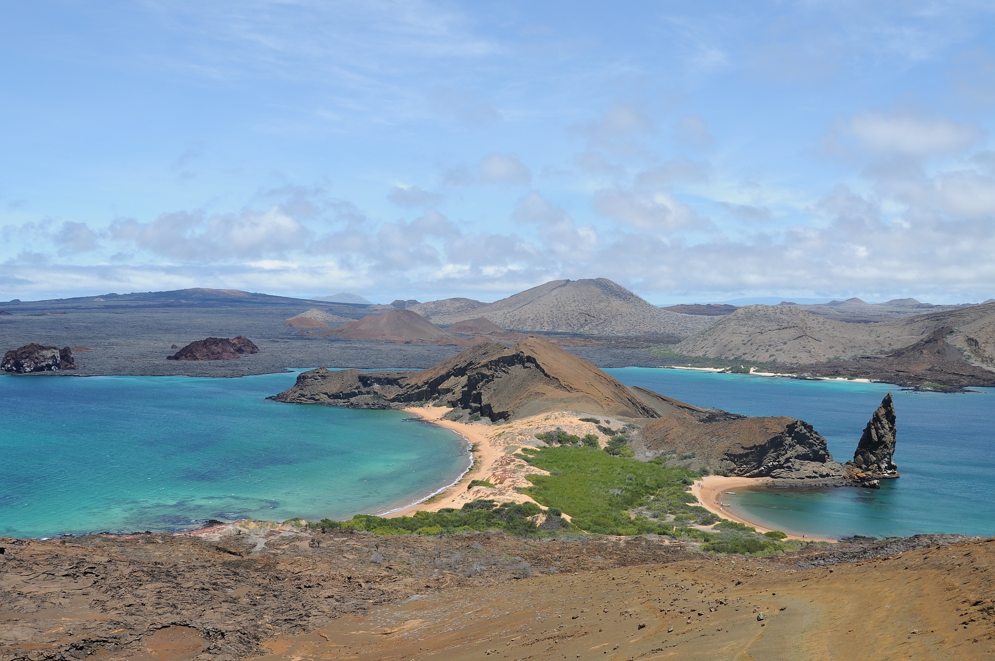 bartolomé island in the galápagos islands