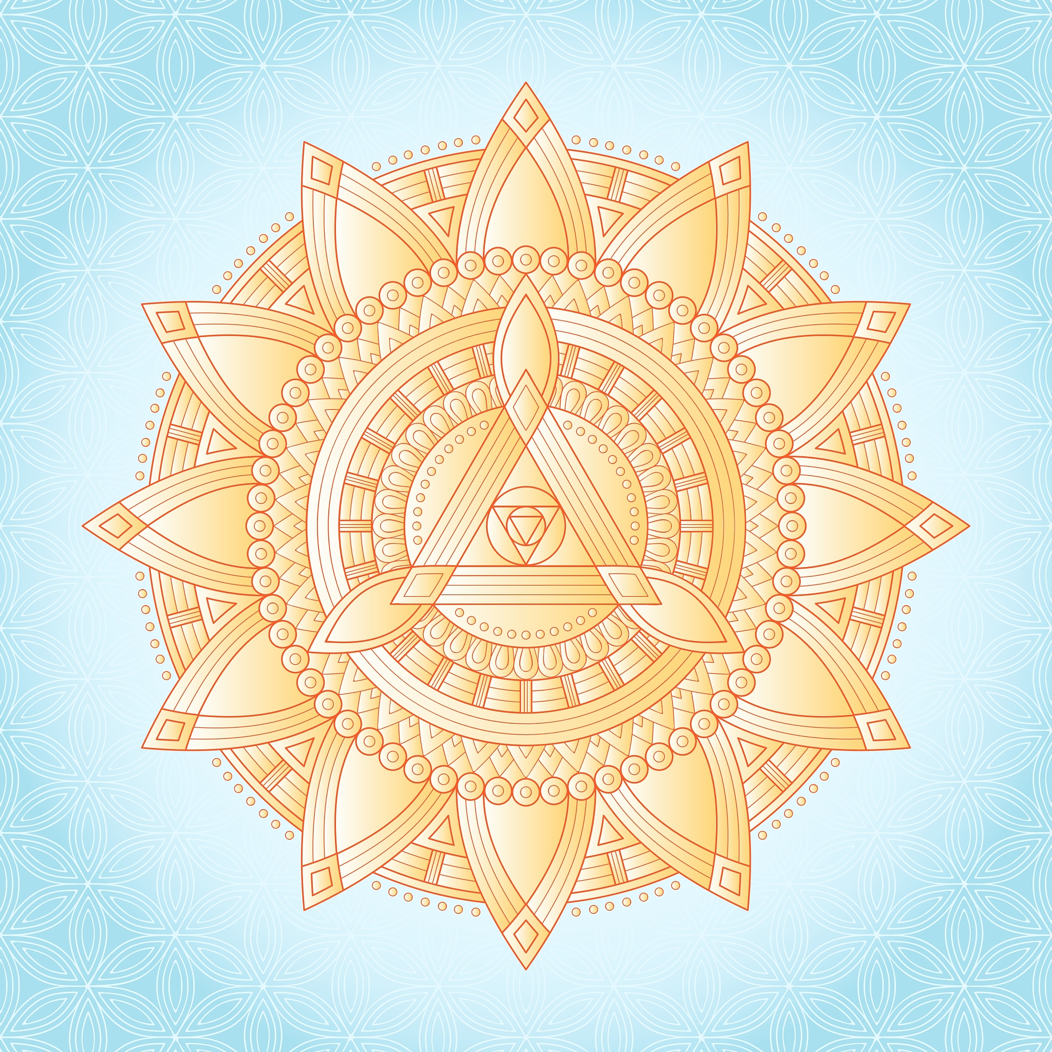 随影五色曼陀罗