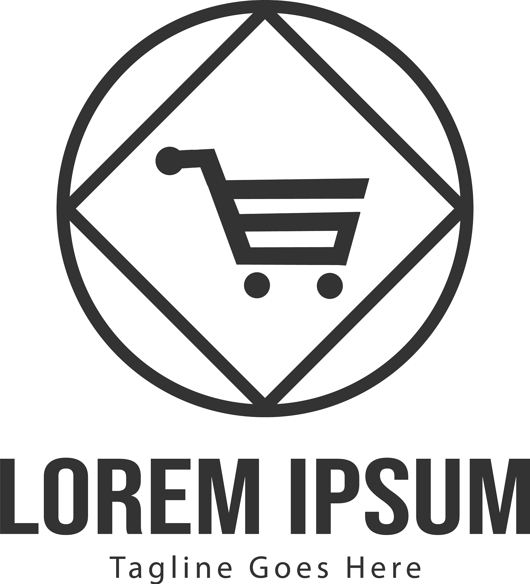 shopping logo template design shopping logo with