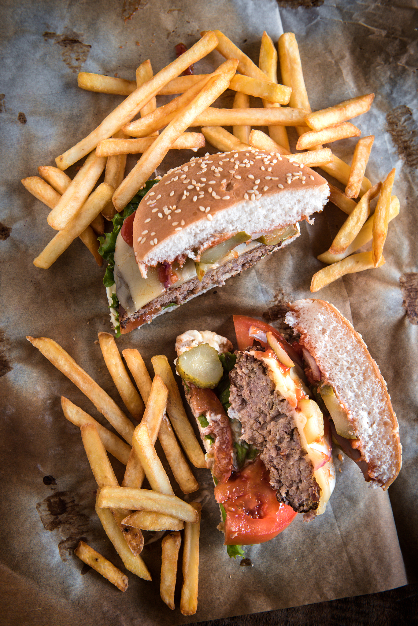 juicy beef burger