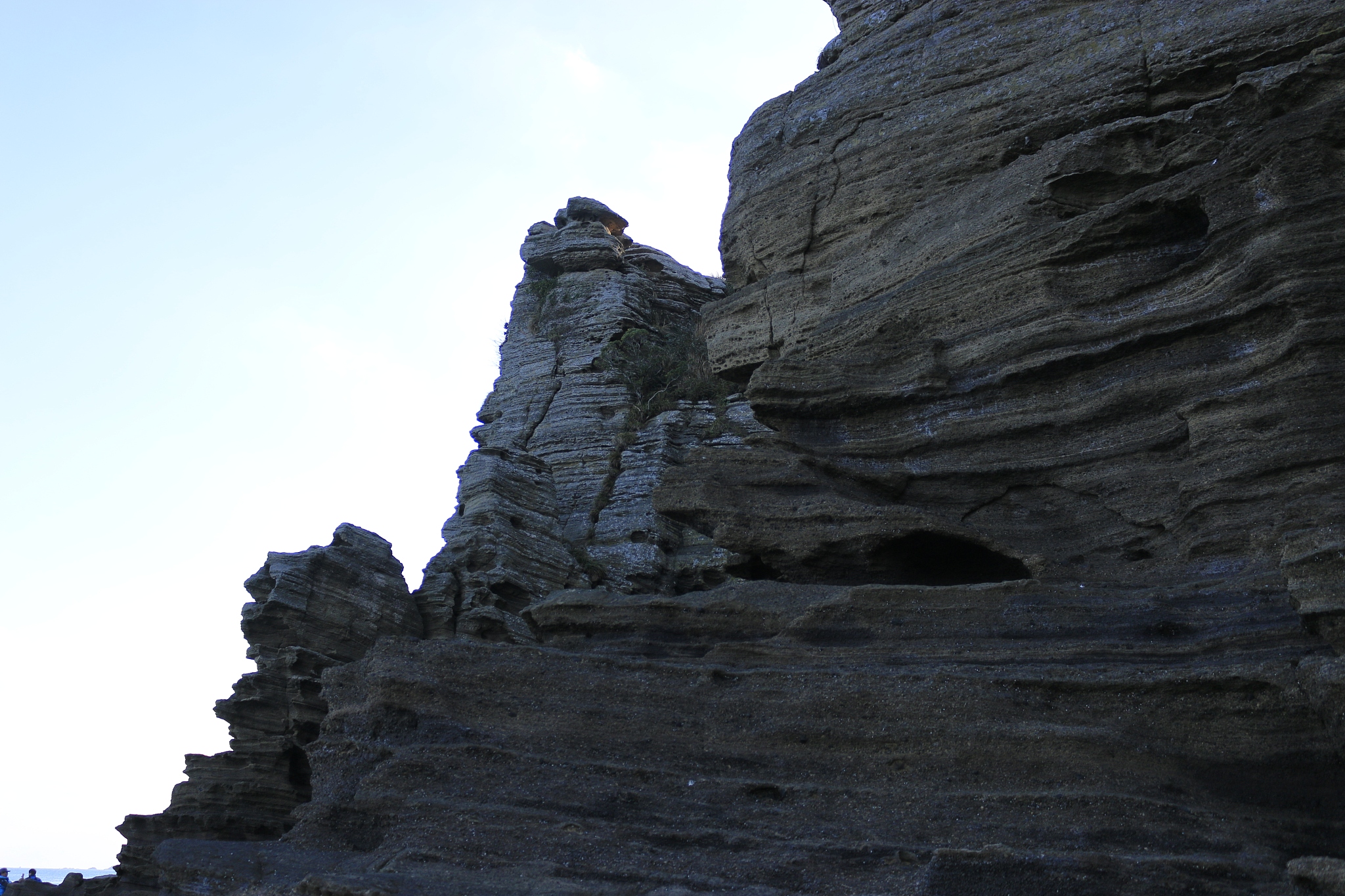 dragon head coast, coast, sea, sediment, volcanic