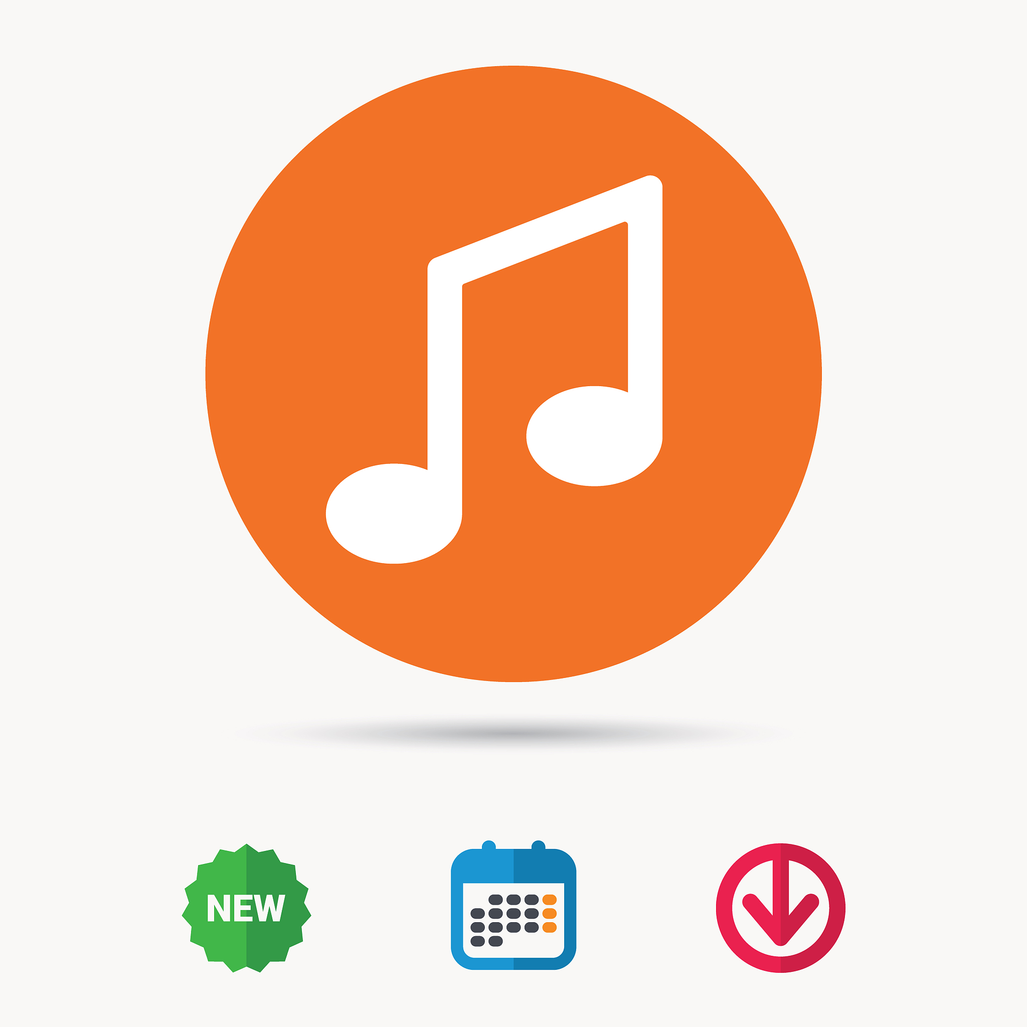 music icon musical note sign