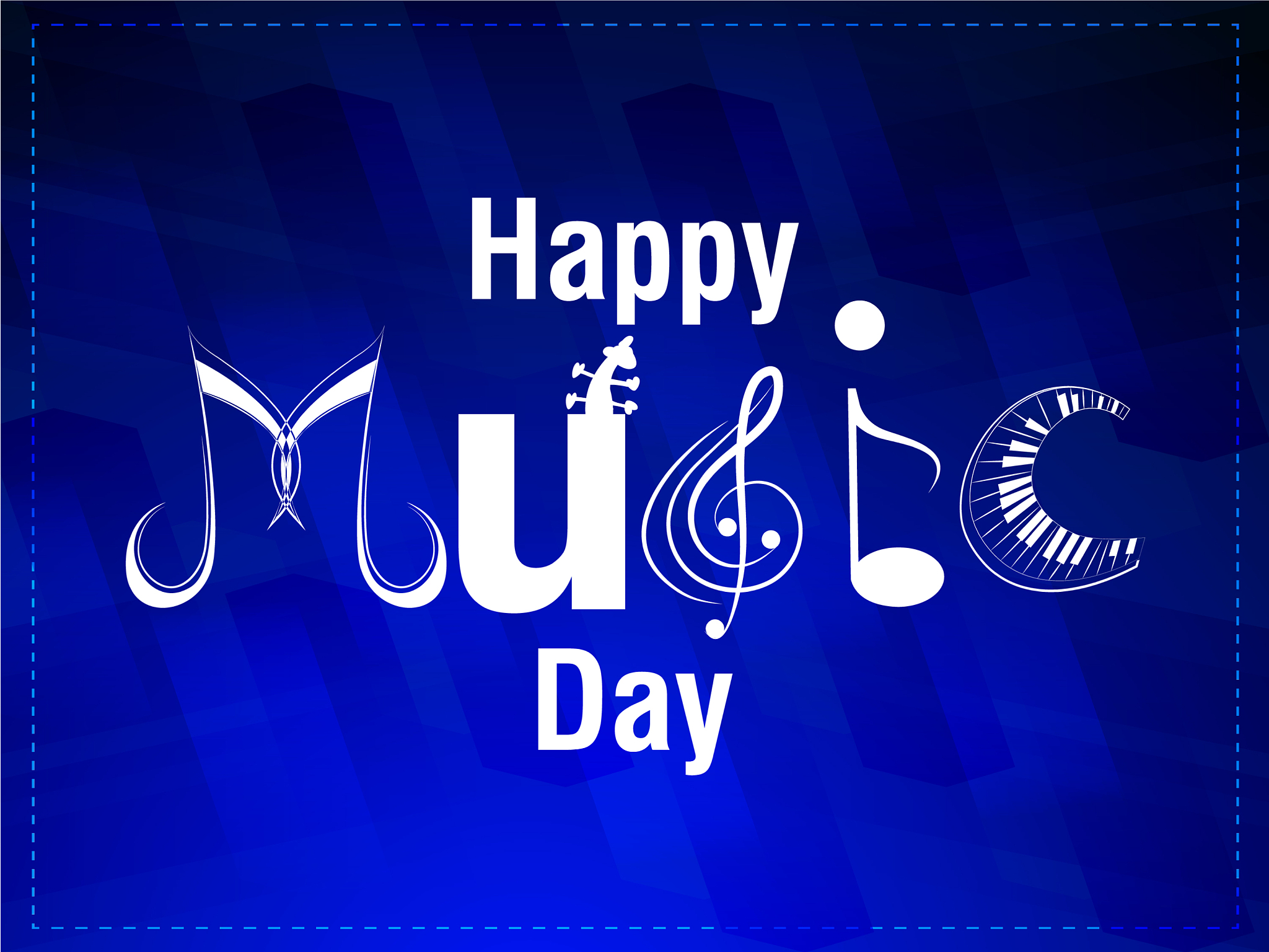 music day abstract