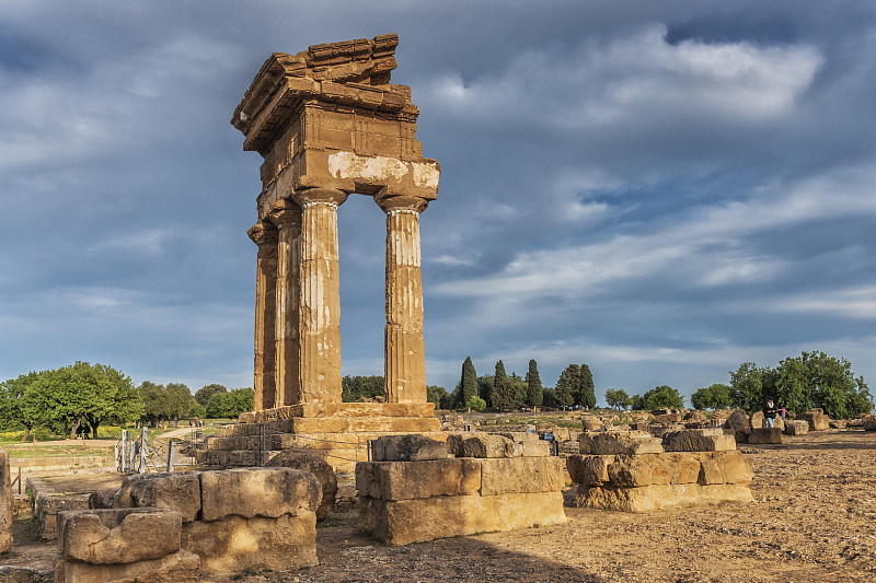 the temple of castor and pollux, tempio di castore e polluce, wa