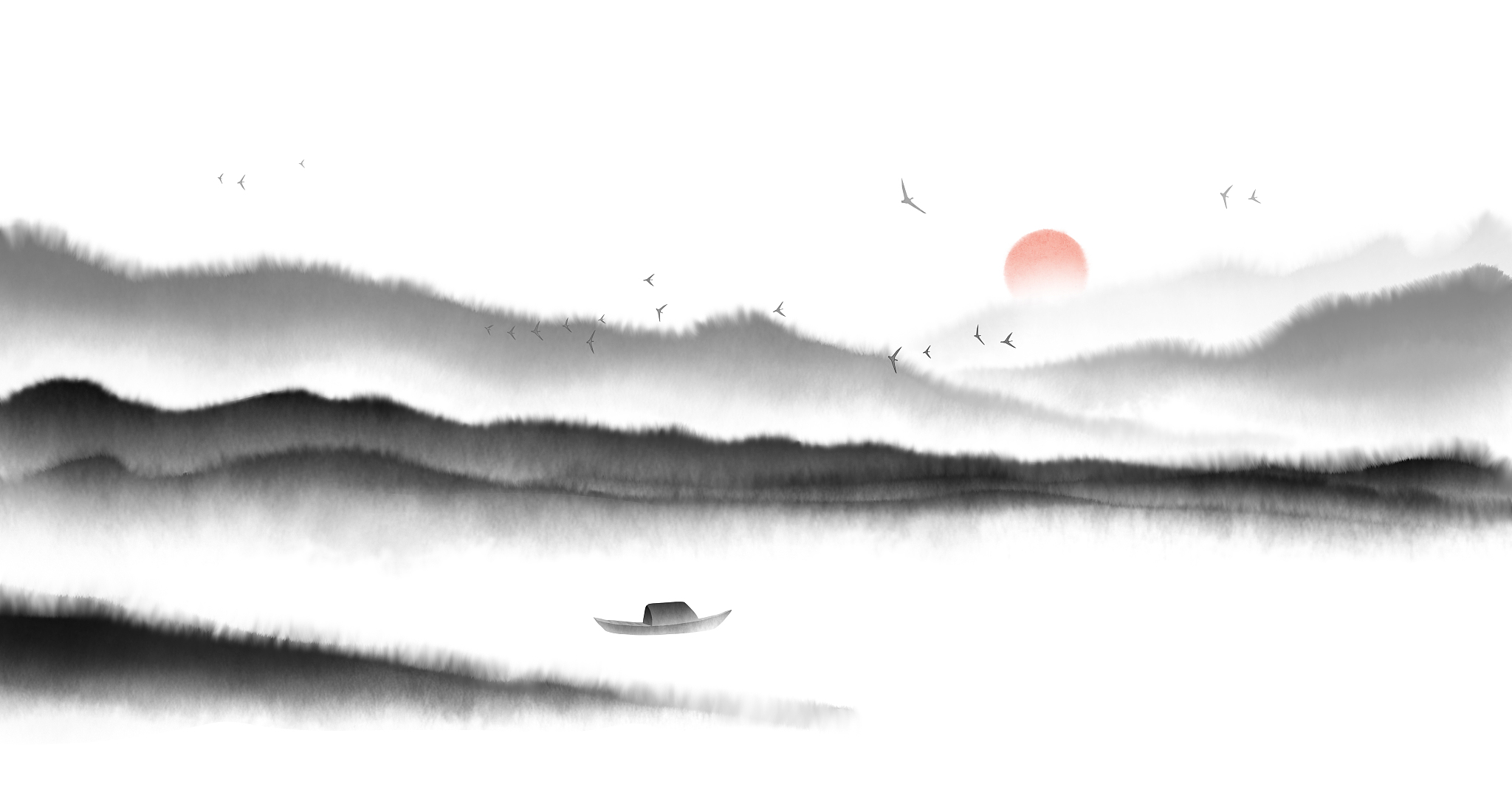 水墨特效的意境