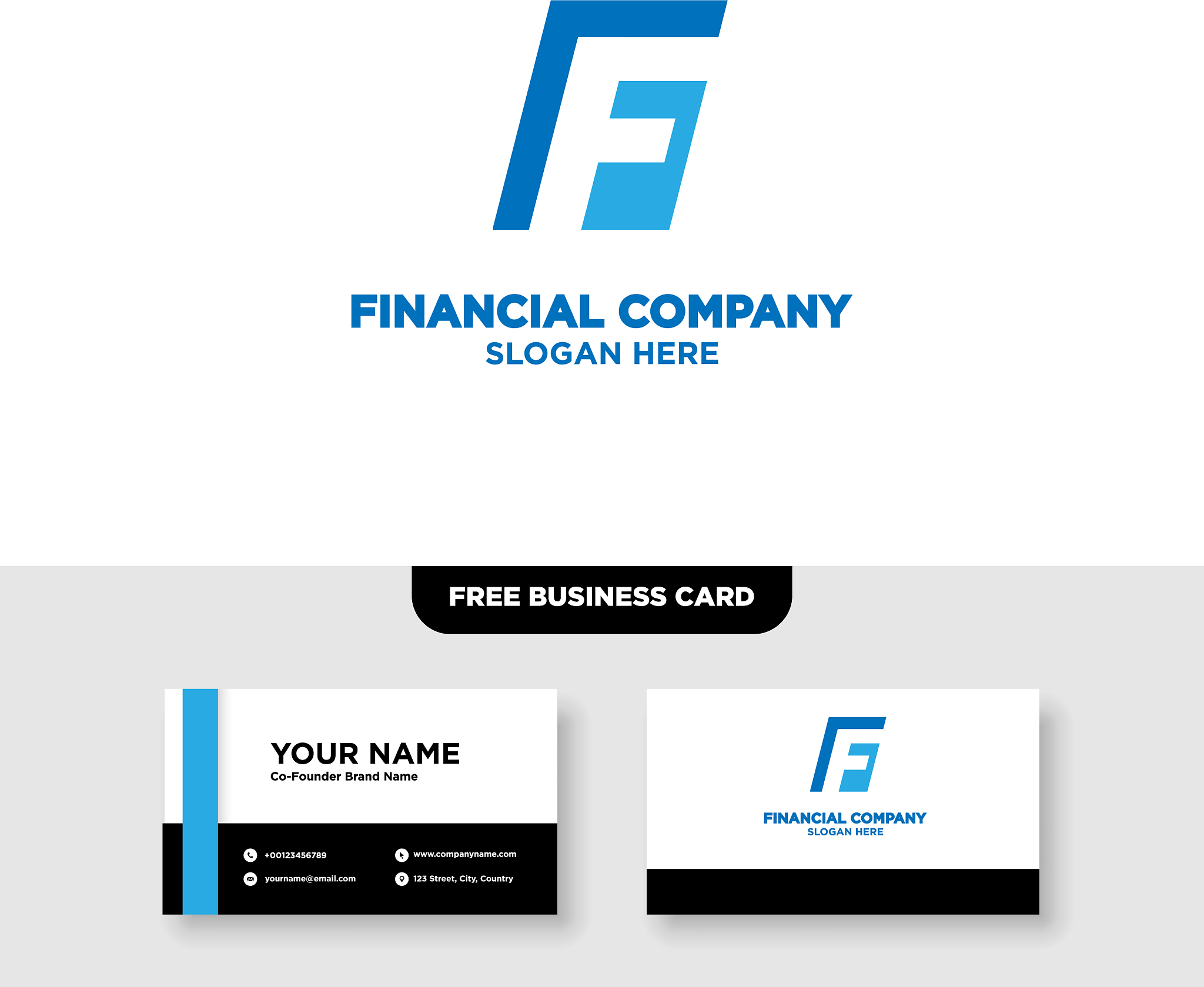 financial logo template accounting logo template
