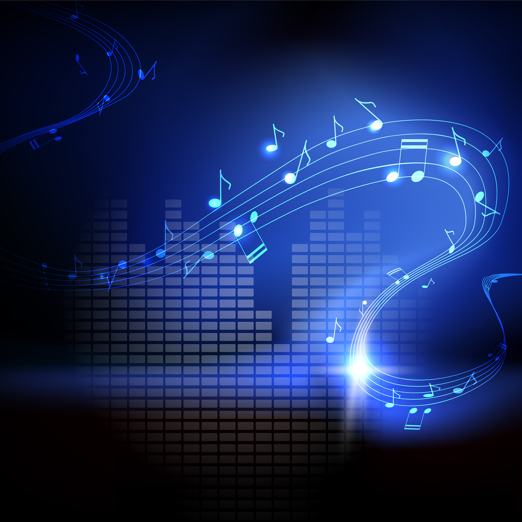 background with musical notes