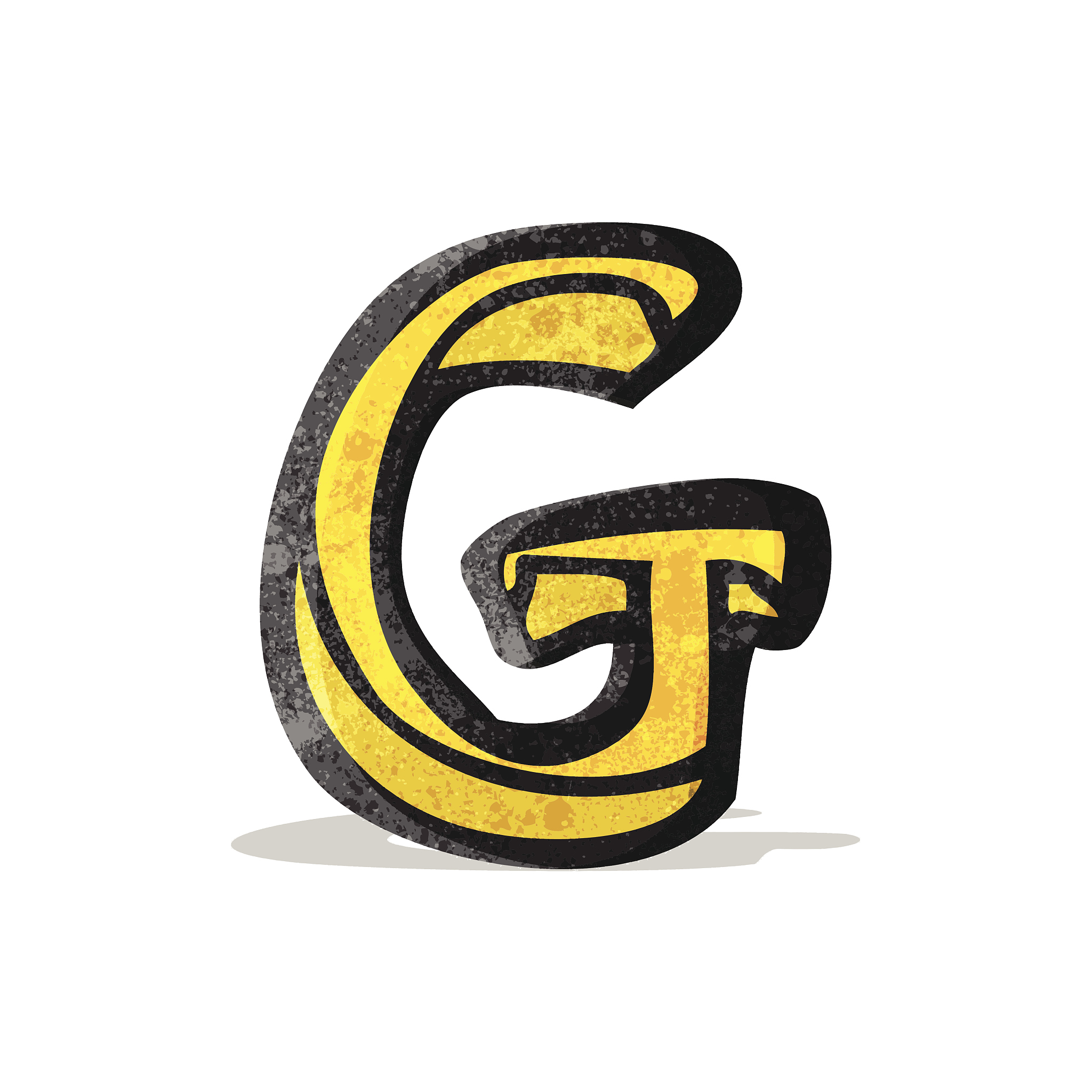 cartoon letter g