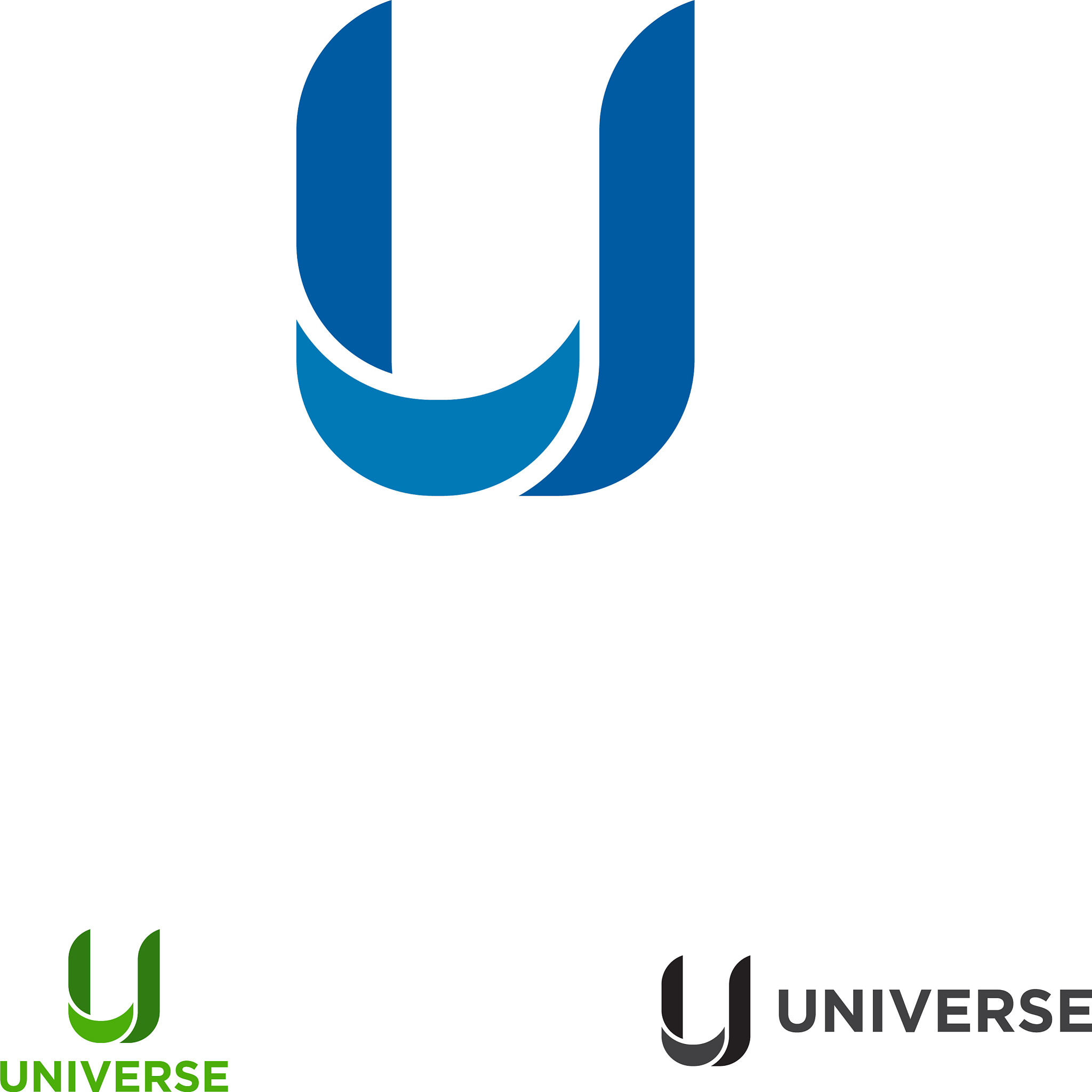 u letter design concept for business or company