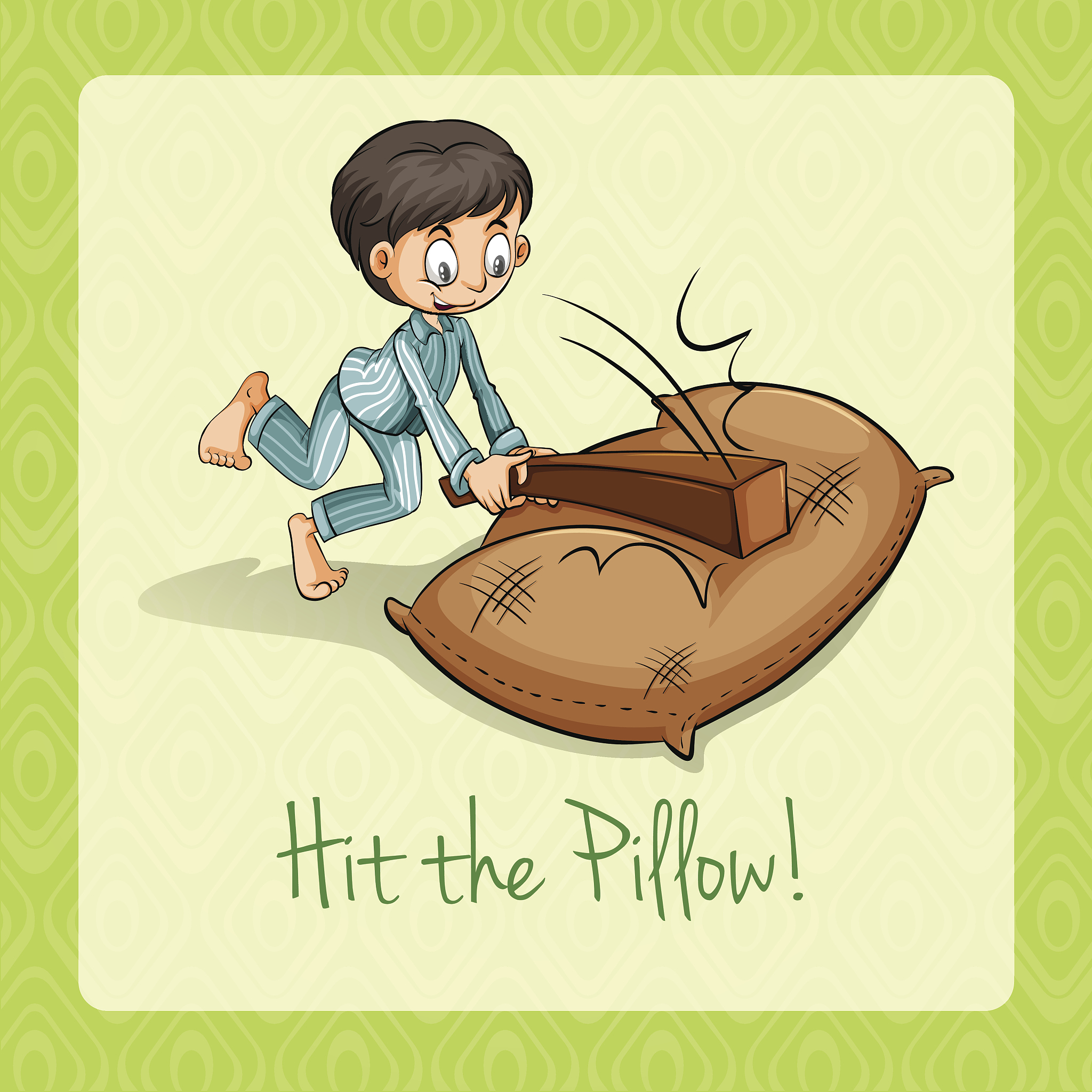 idiom hit the pillow