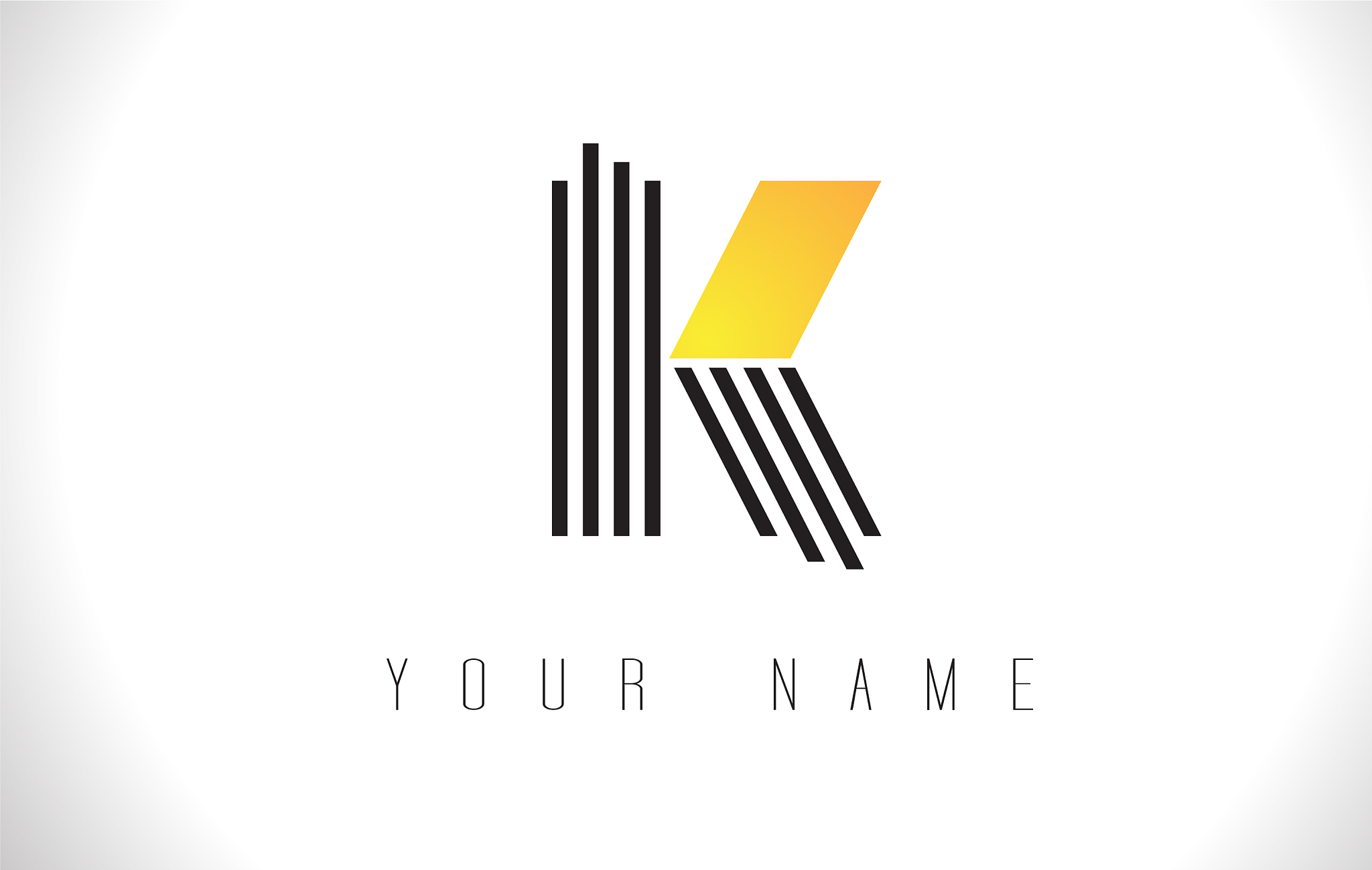 le black lines letter logo creative line letters