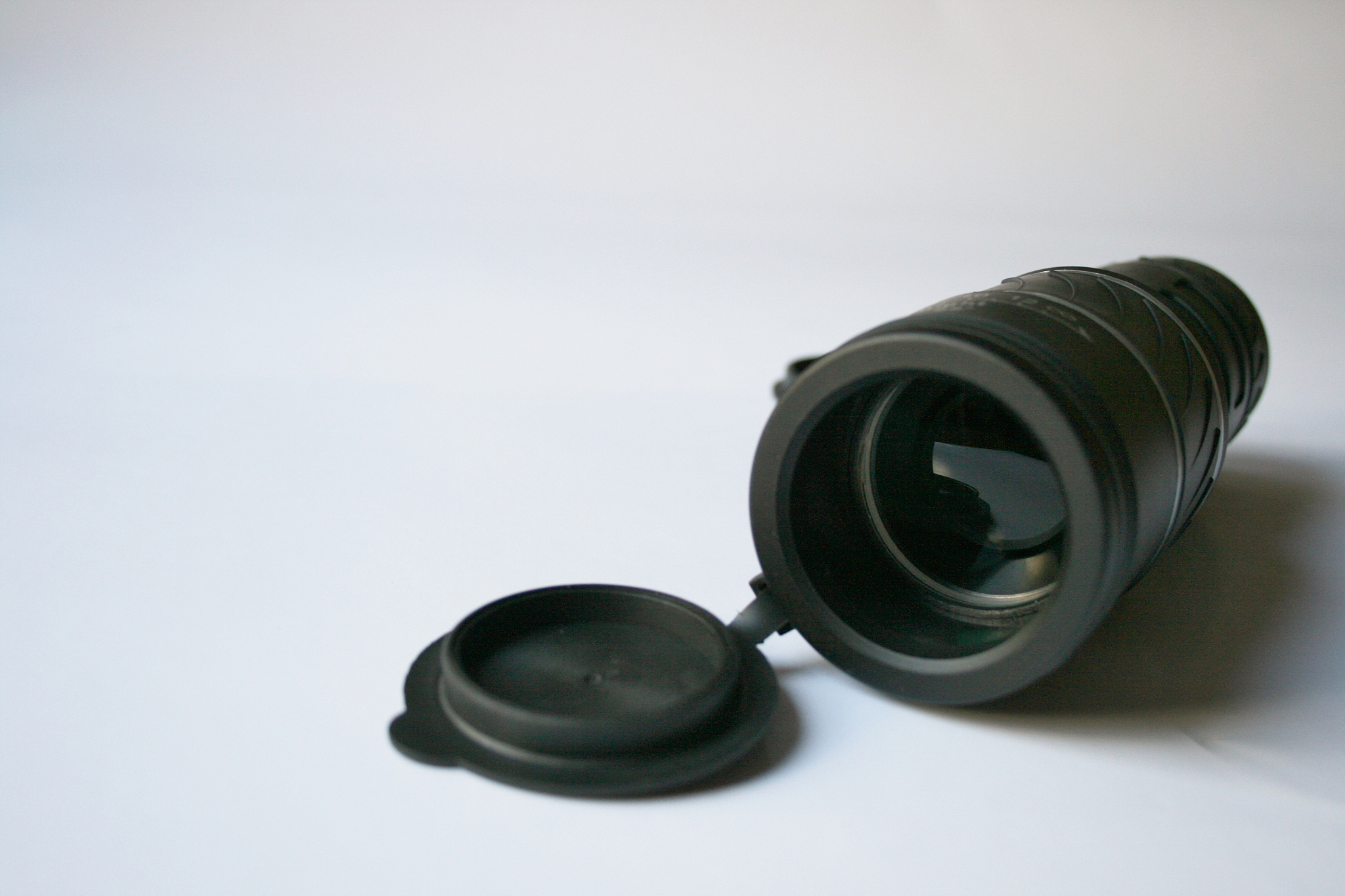 monocular telescope on white background
