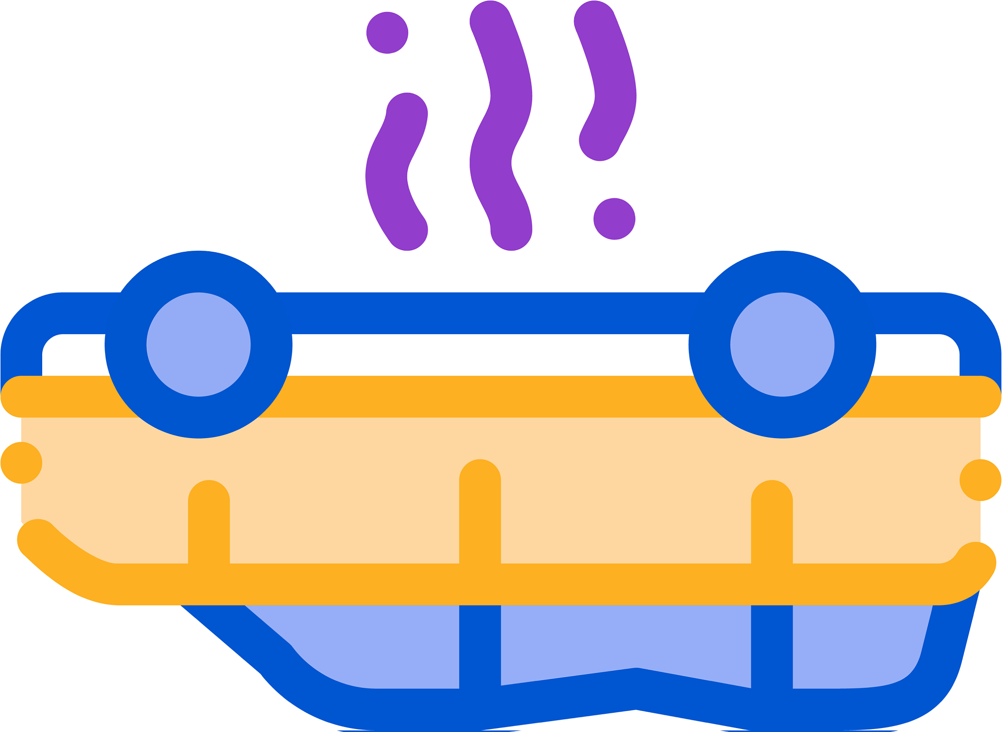 inverted car icon outline