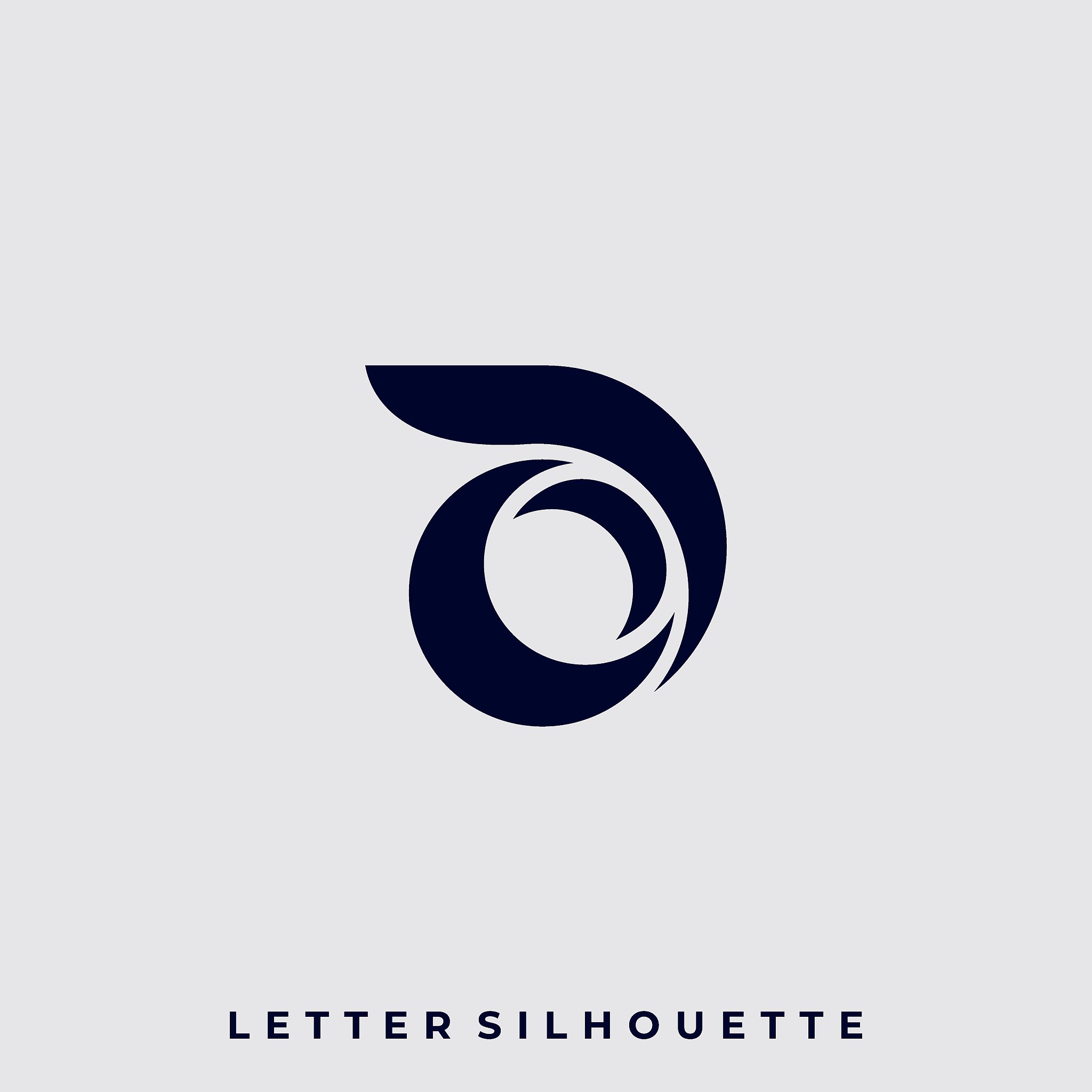abstract letter illustration vector template