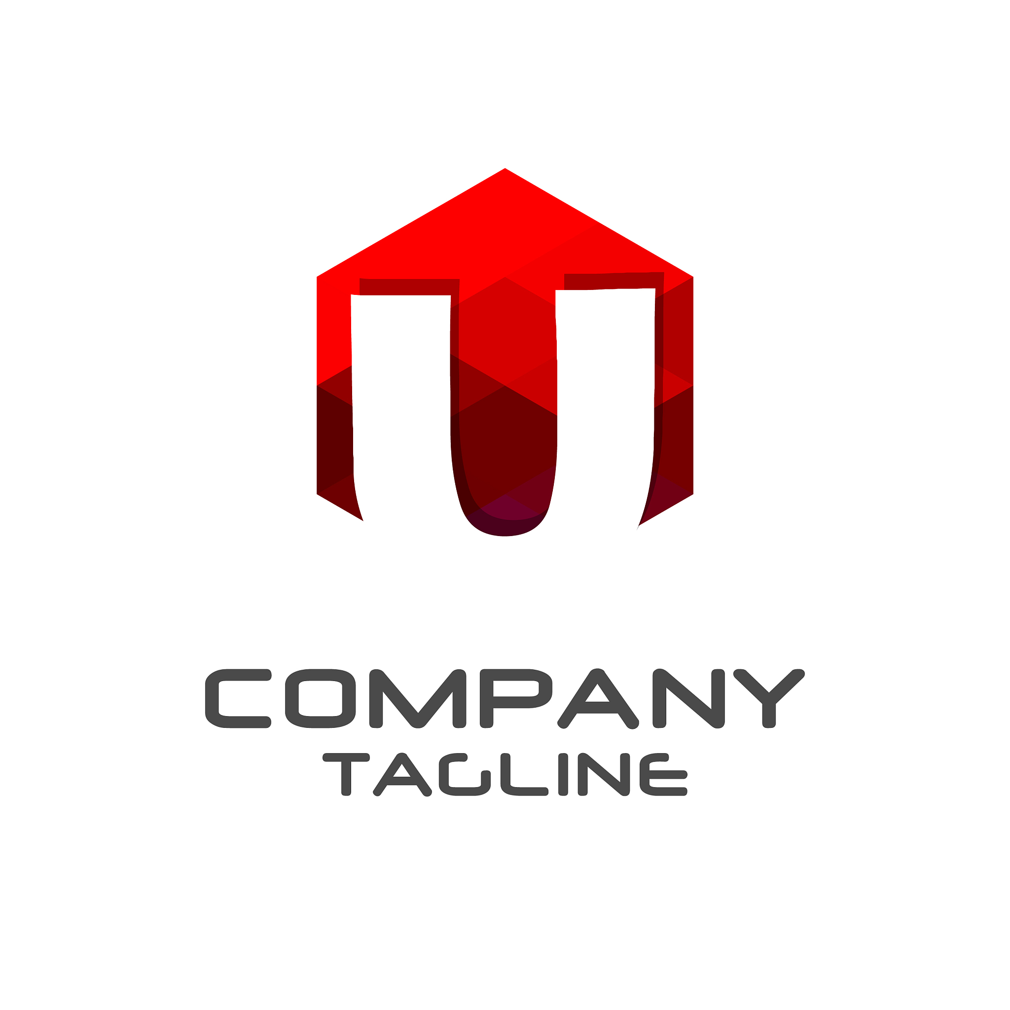alphabetical logo design with creative typography