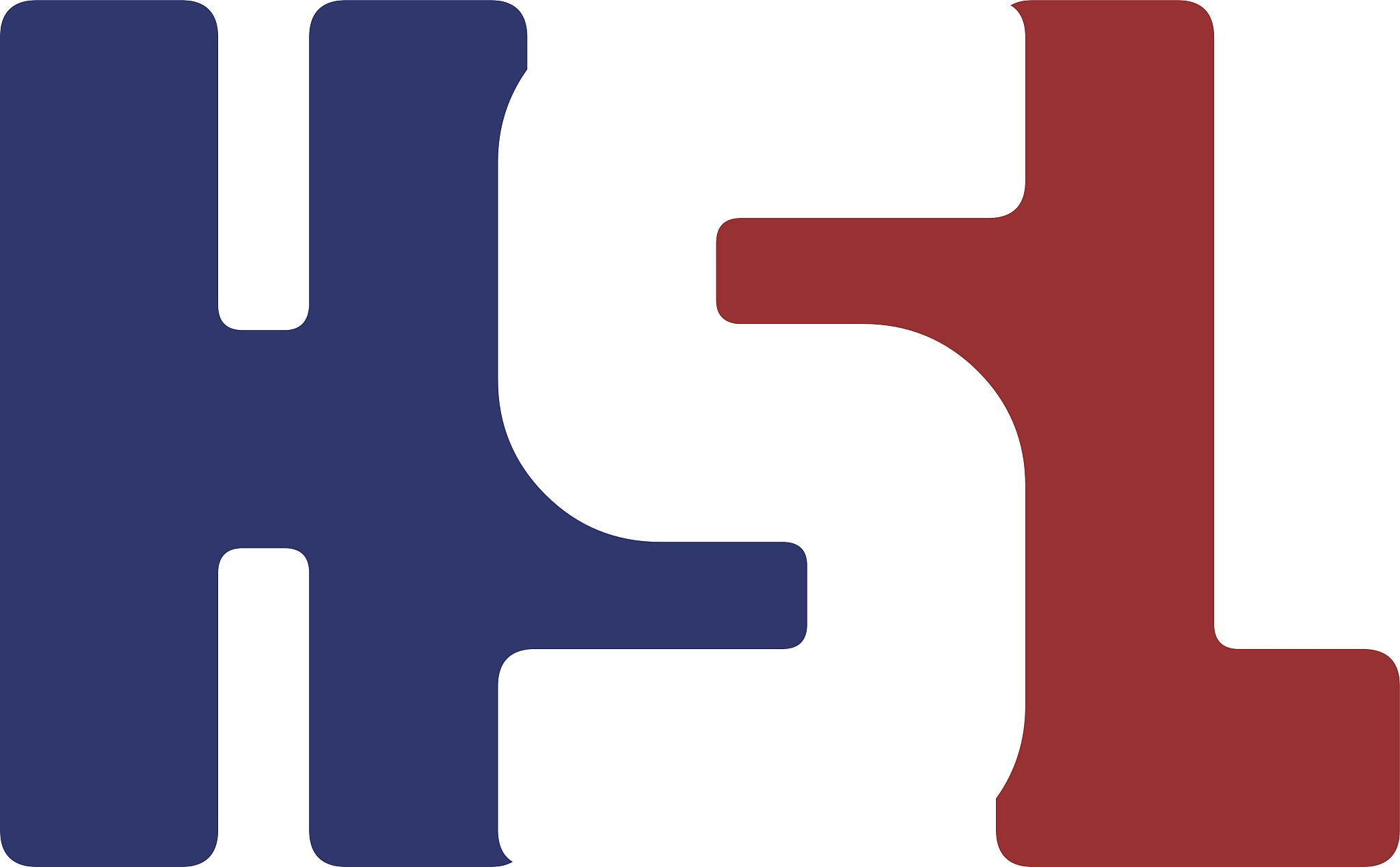 alphabet art logo logotype red and blue theme
