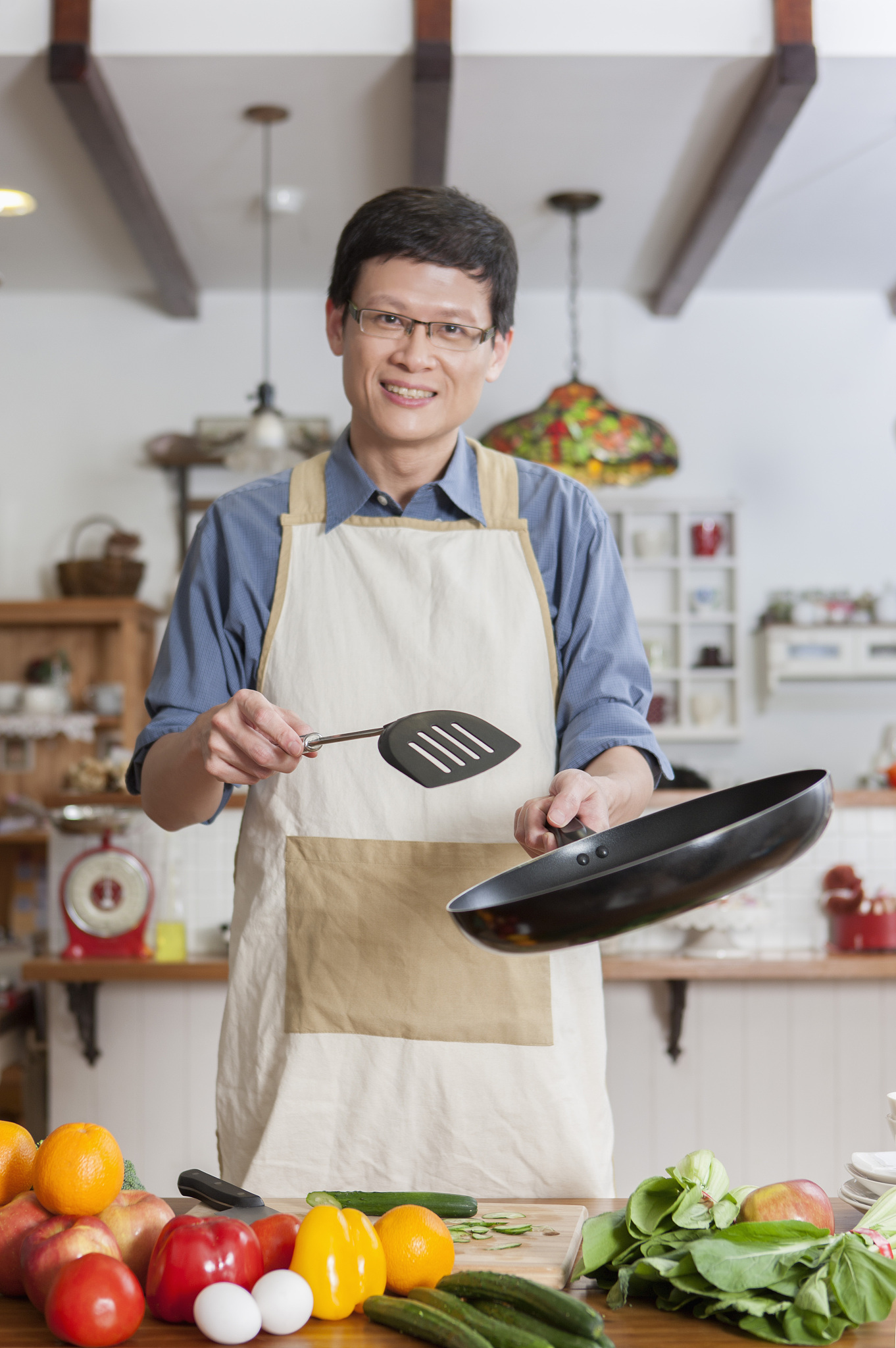 烹饪,中年男人