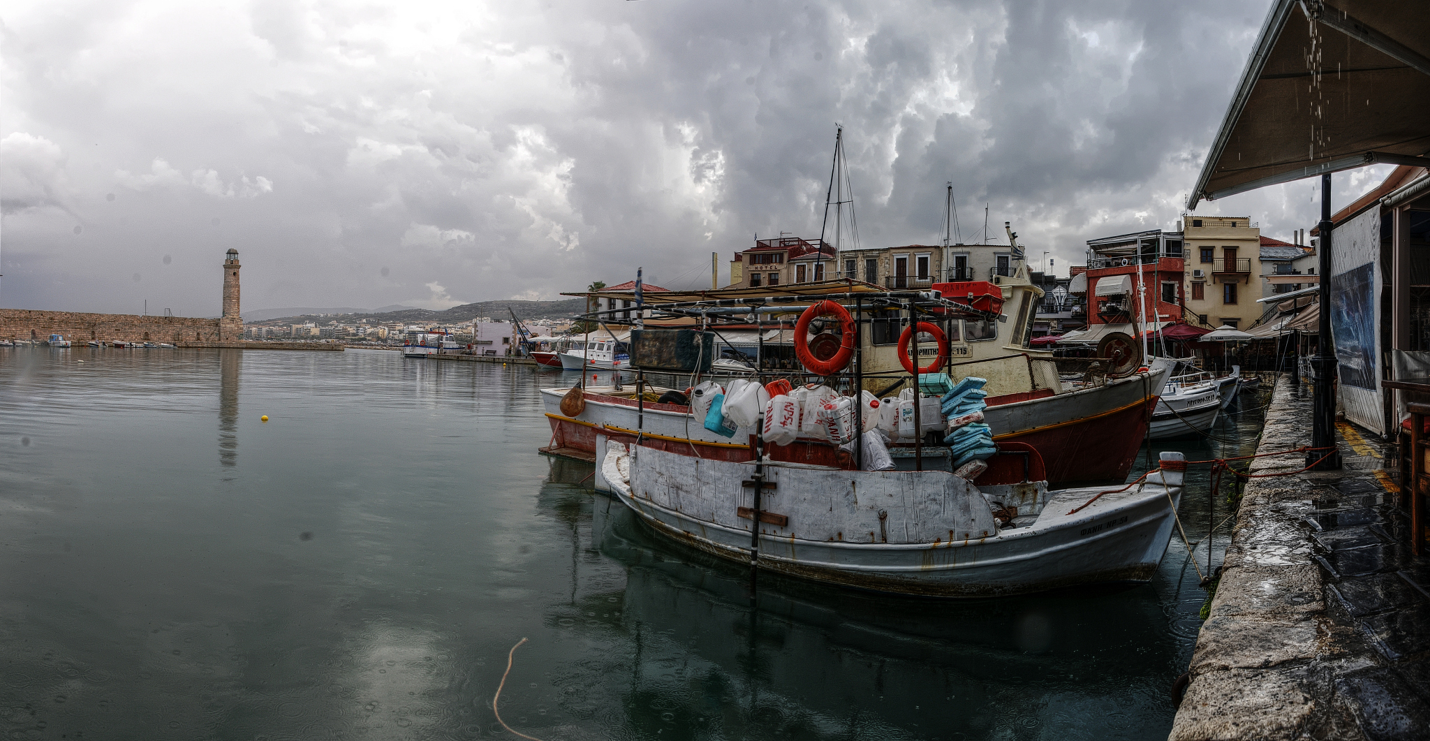 harbour of chania, crete