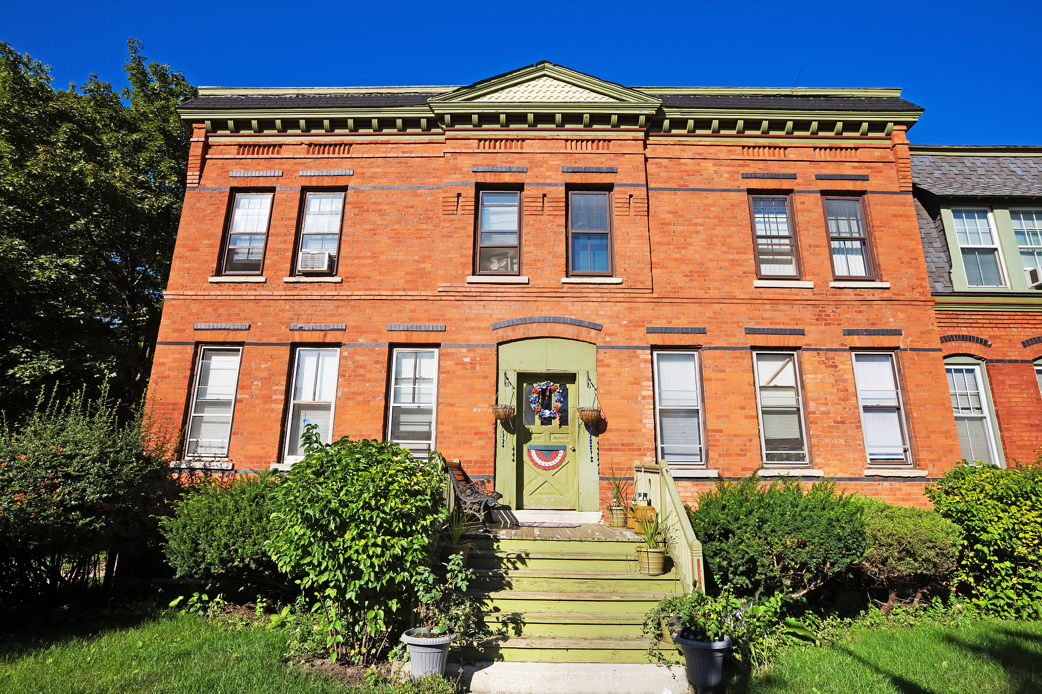 house in the historic pullman district, chicago