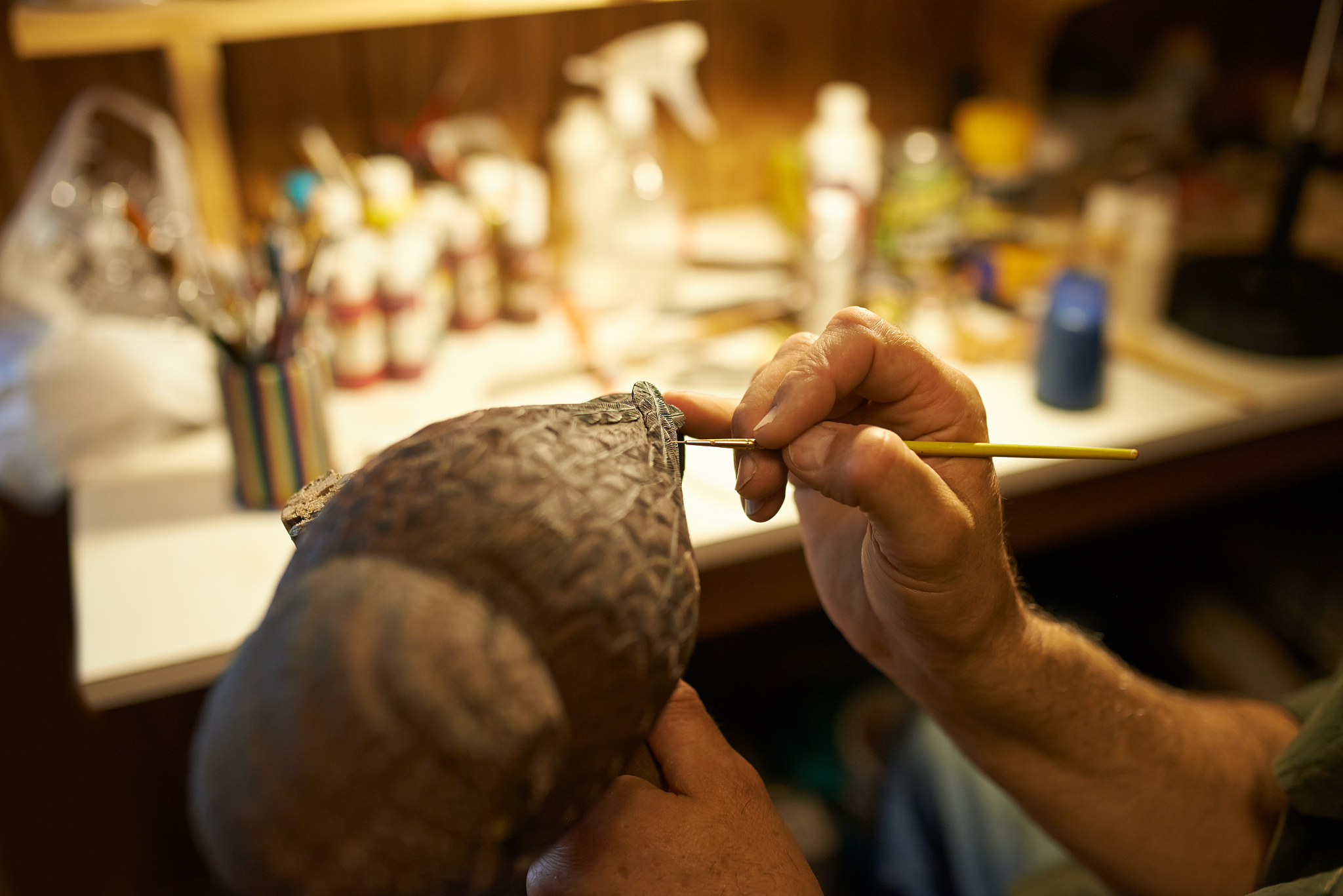 talent works, genius creates
