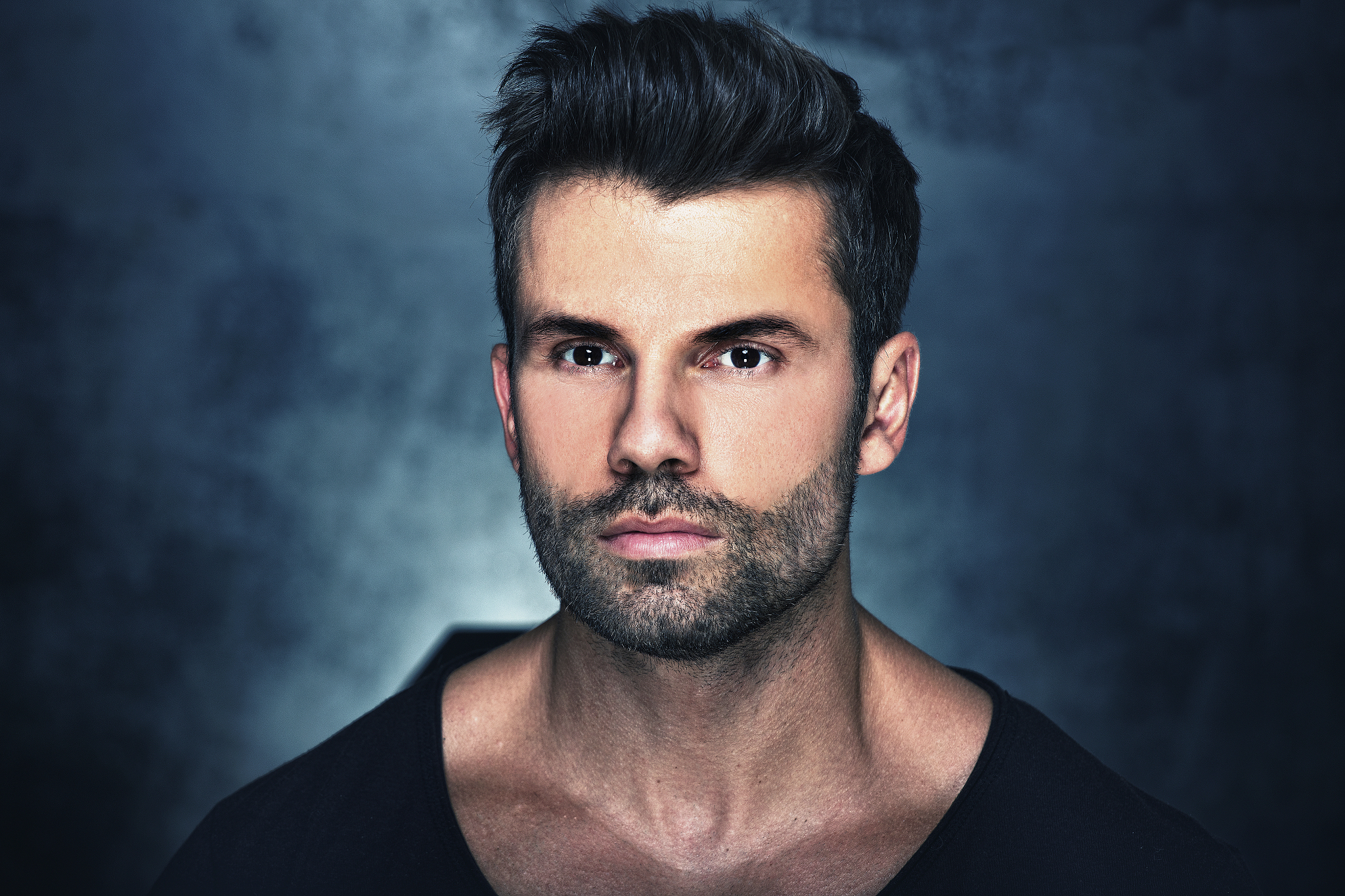 portrait of handsome man.
