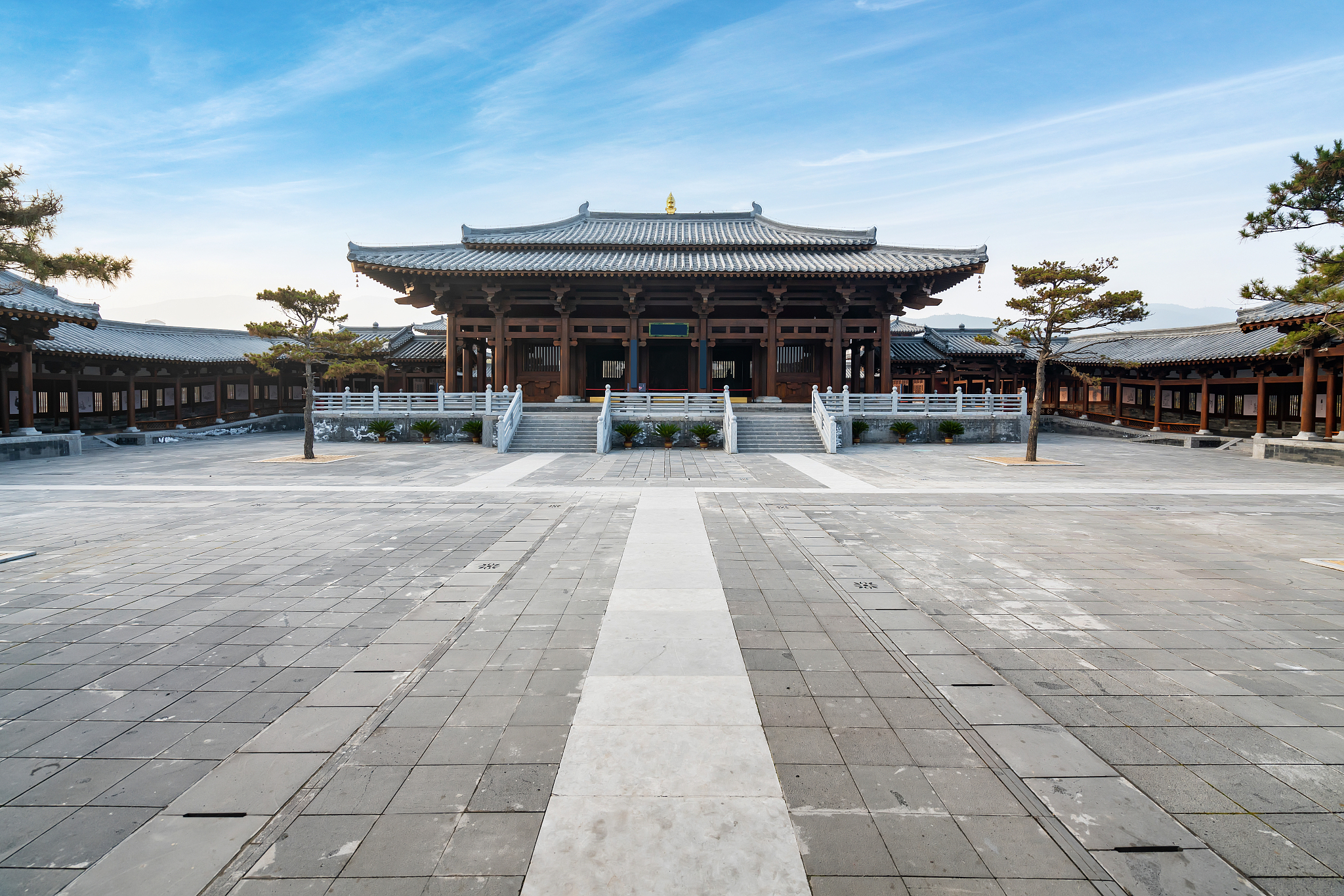 ancient architecture park of han dynasty in taiyuan, shanxi, chi
