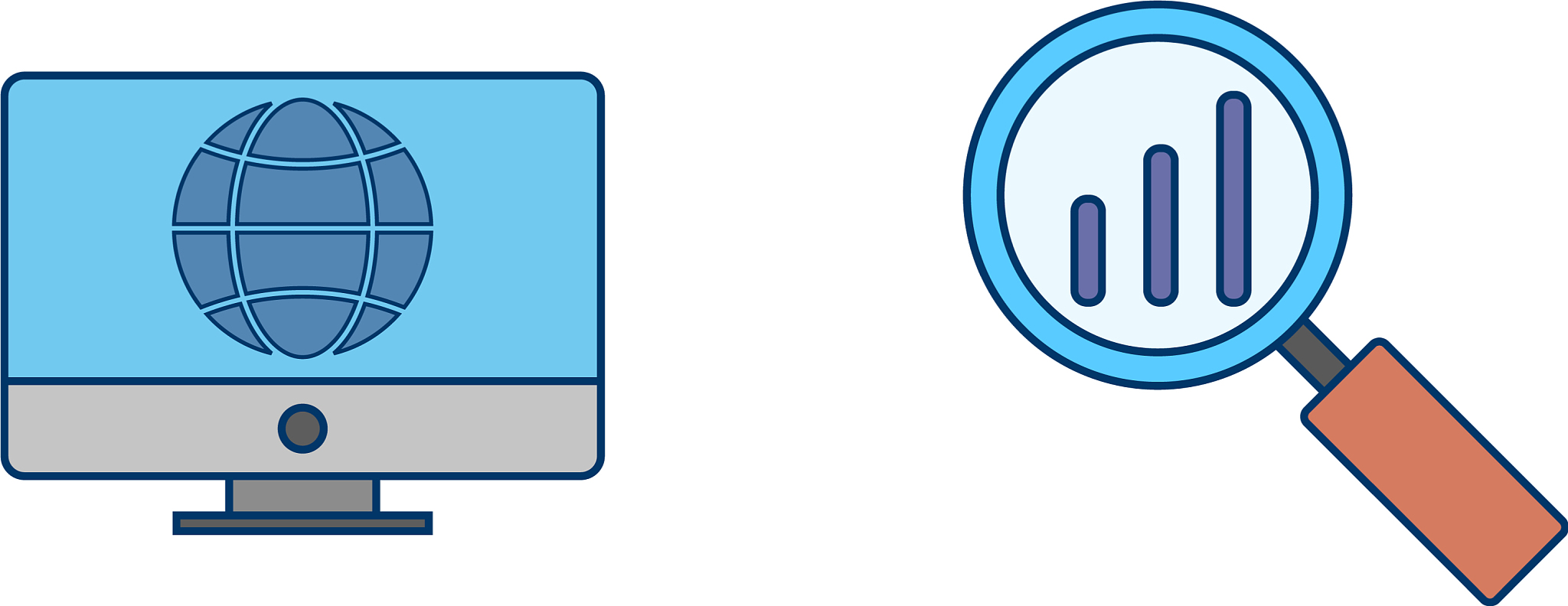 set of seo search engine optimization icons