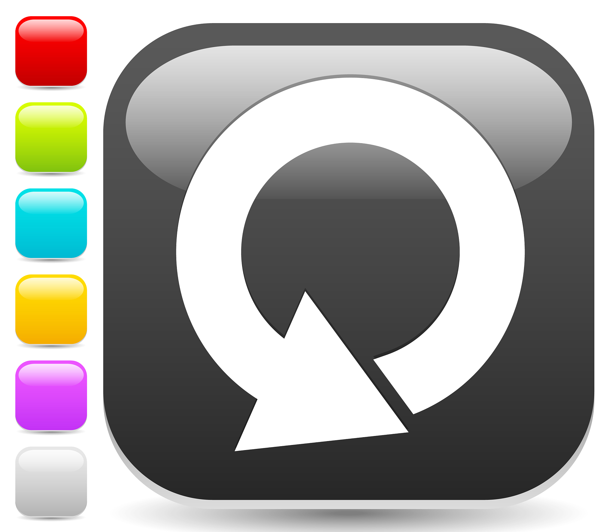 circular 360 degree arrow icon phase cycle