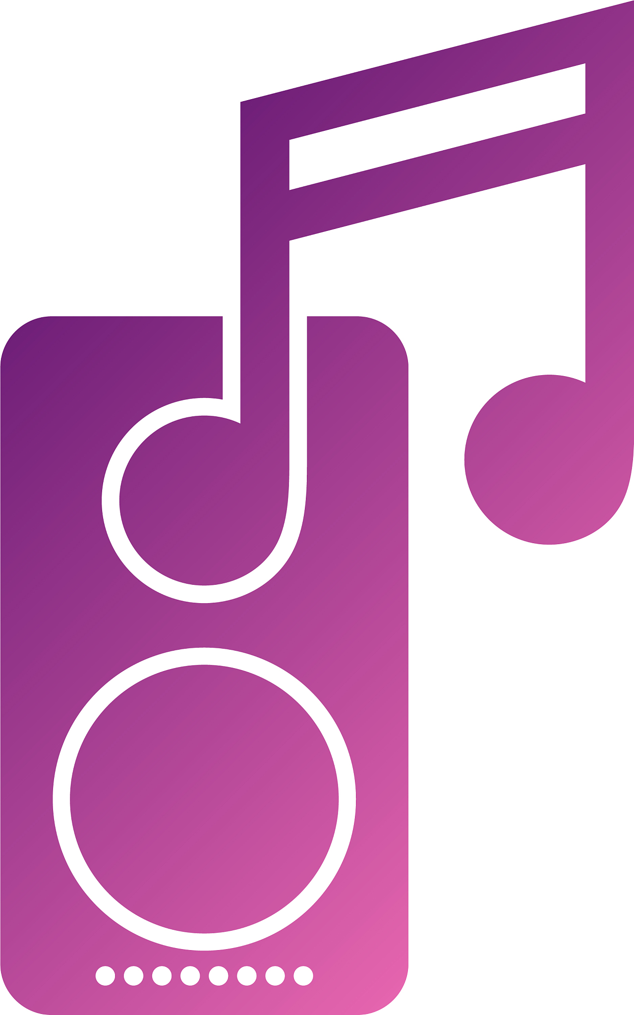 music note logo design concept note play music